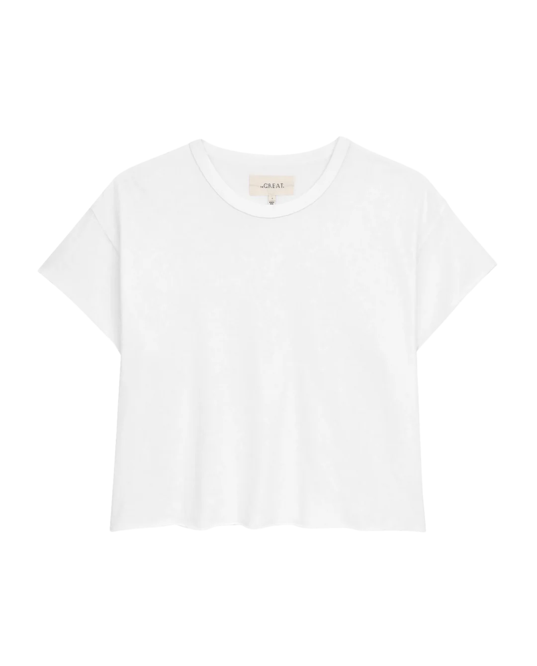 The Crop Tee. True White