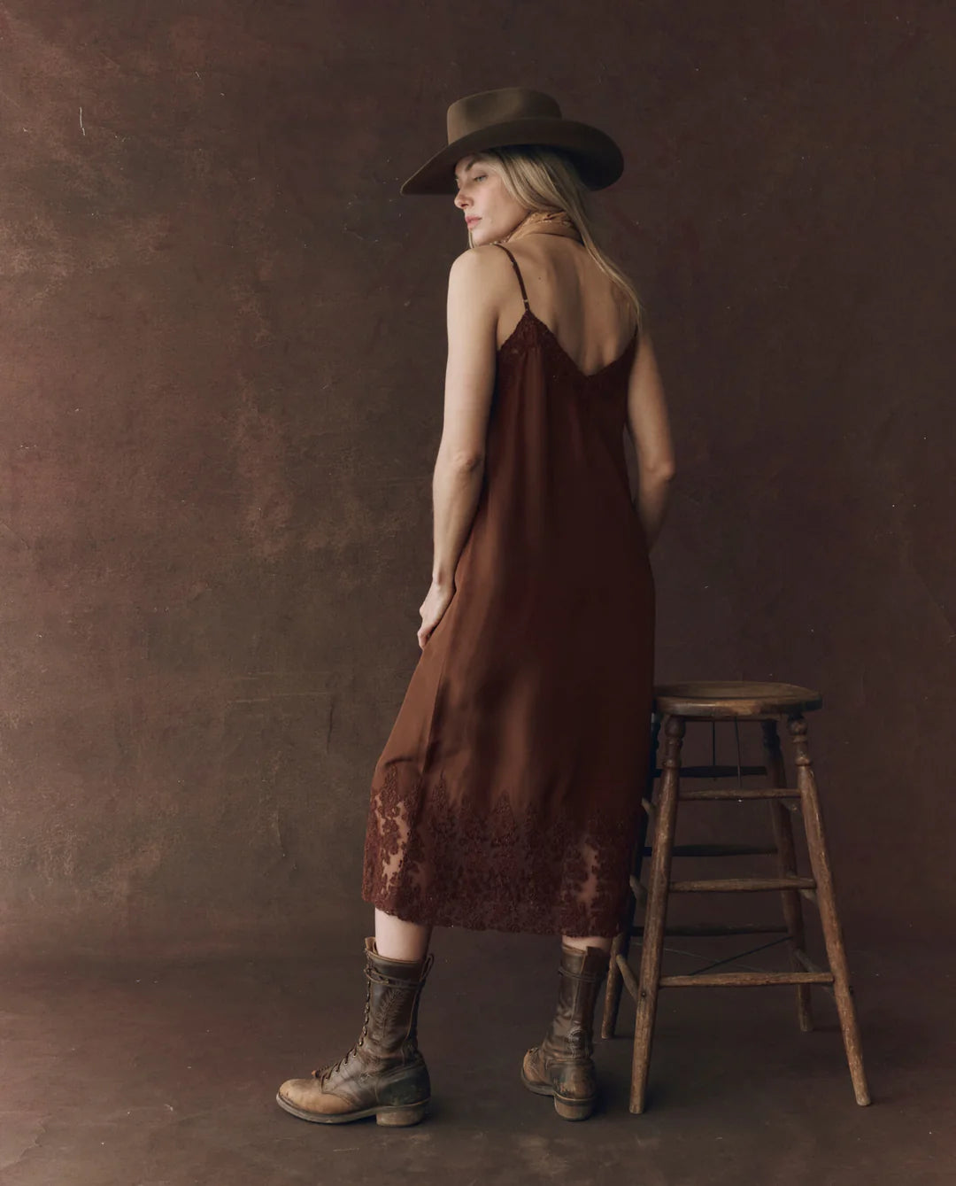 The Legacy Dress. Chocolate