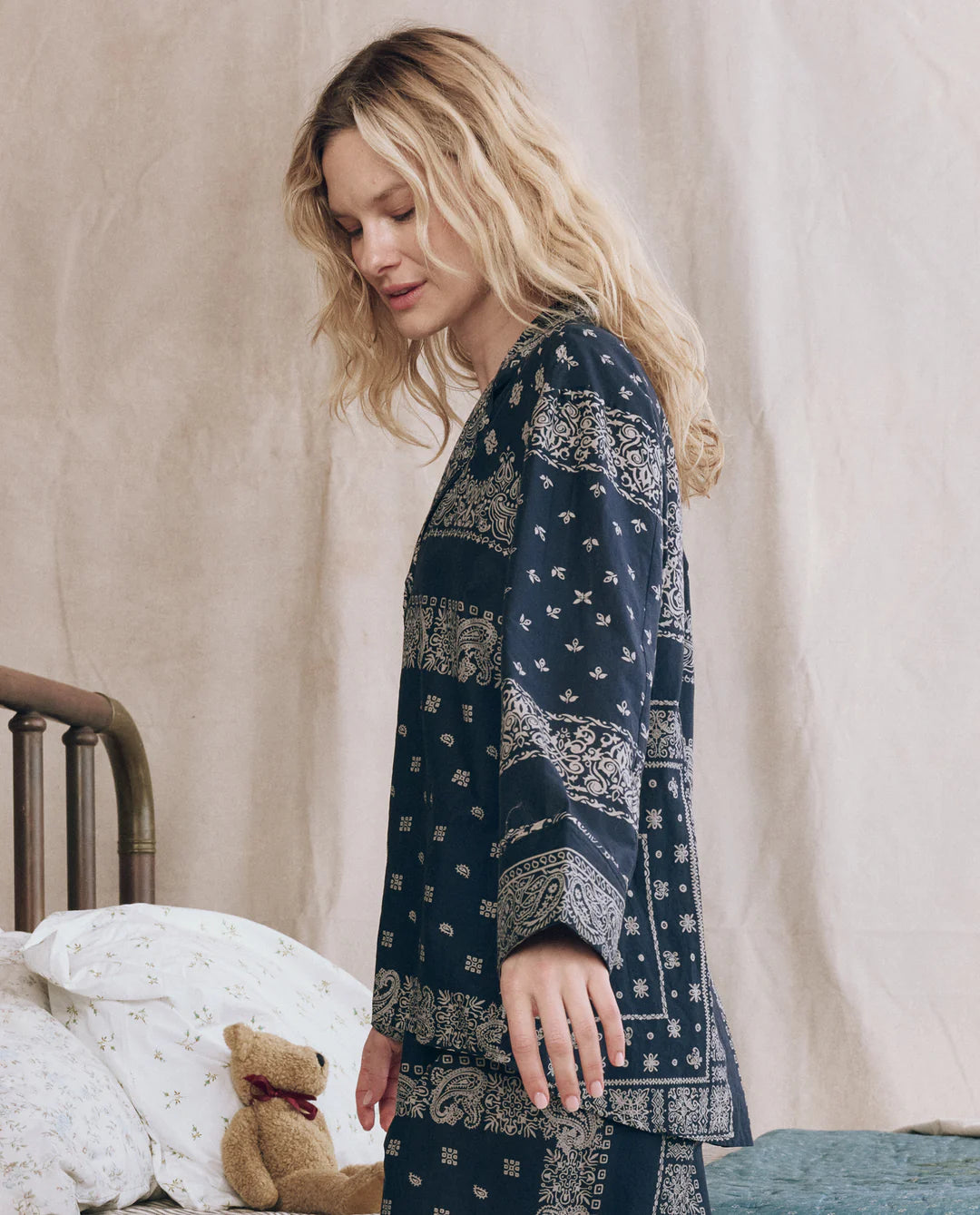 The Pajama Shirt. Bandana Patchwork