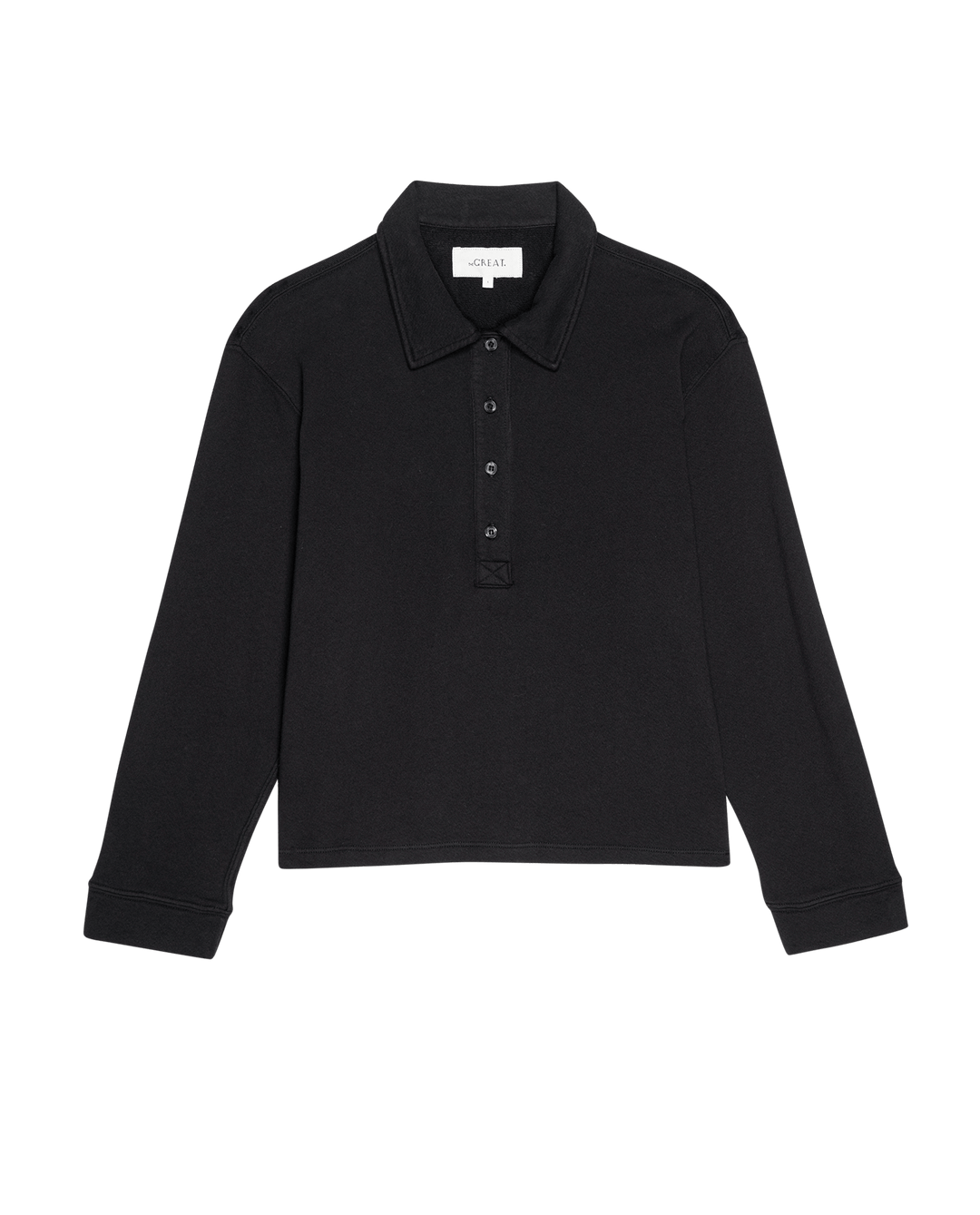 The Rugby Sweatshirt. Almost Black
