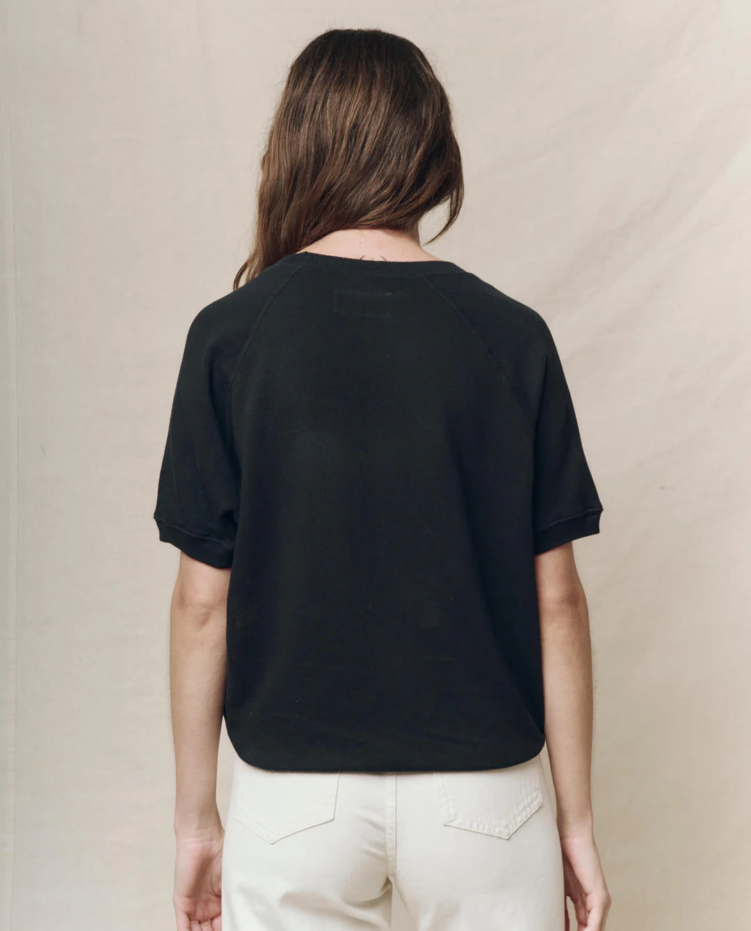 The Short Sleeve Sweatshirt. Almost Black
