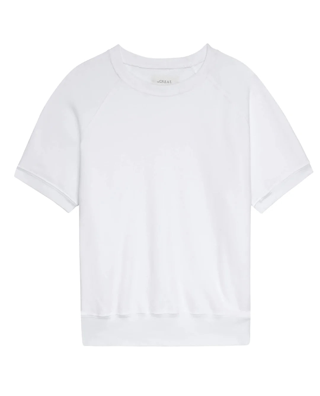 The Short Sleeve Sweatshirt. True White