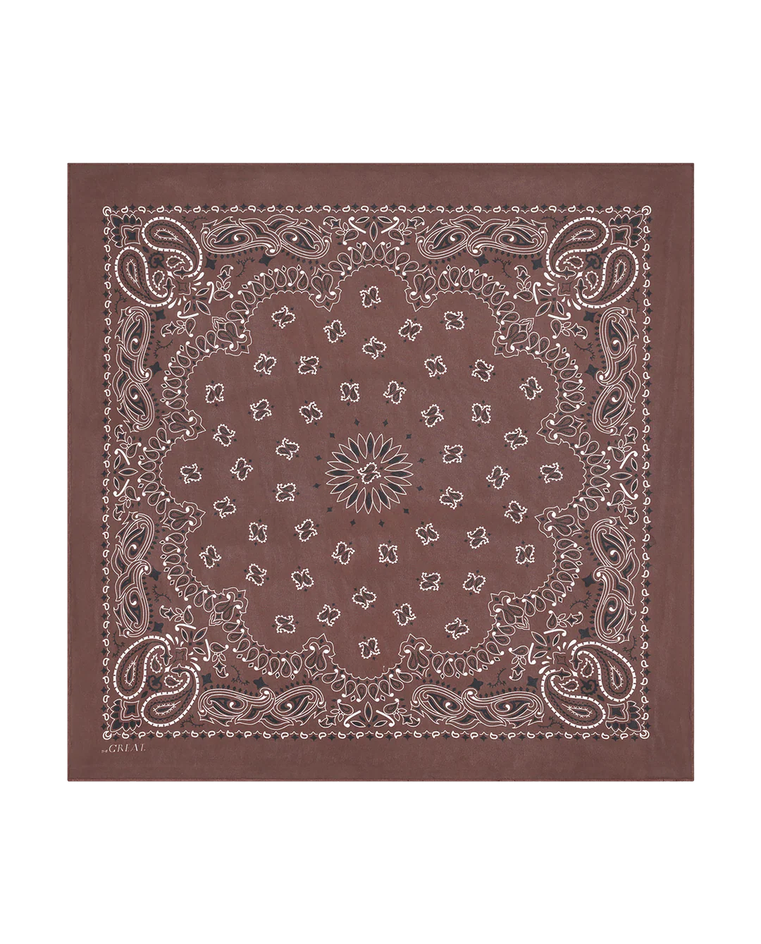 The Great The Silk Bandana. Chocolate