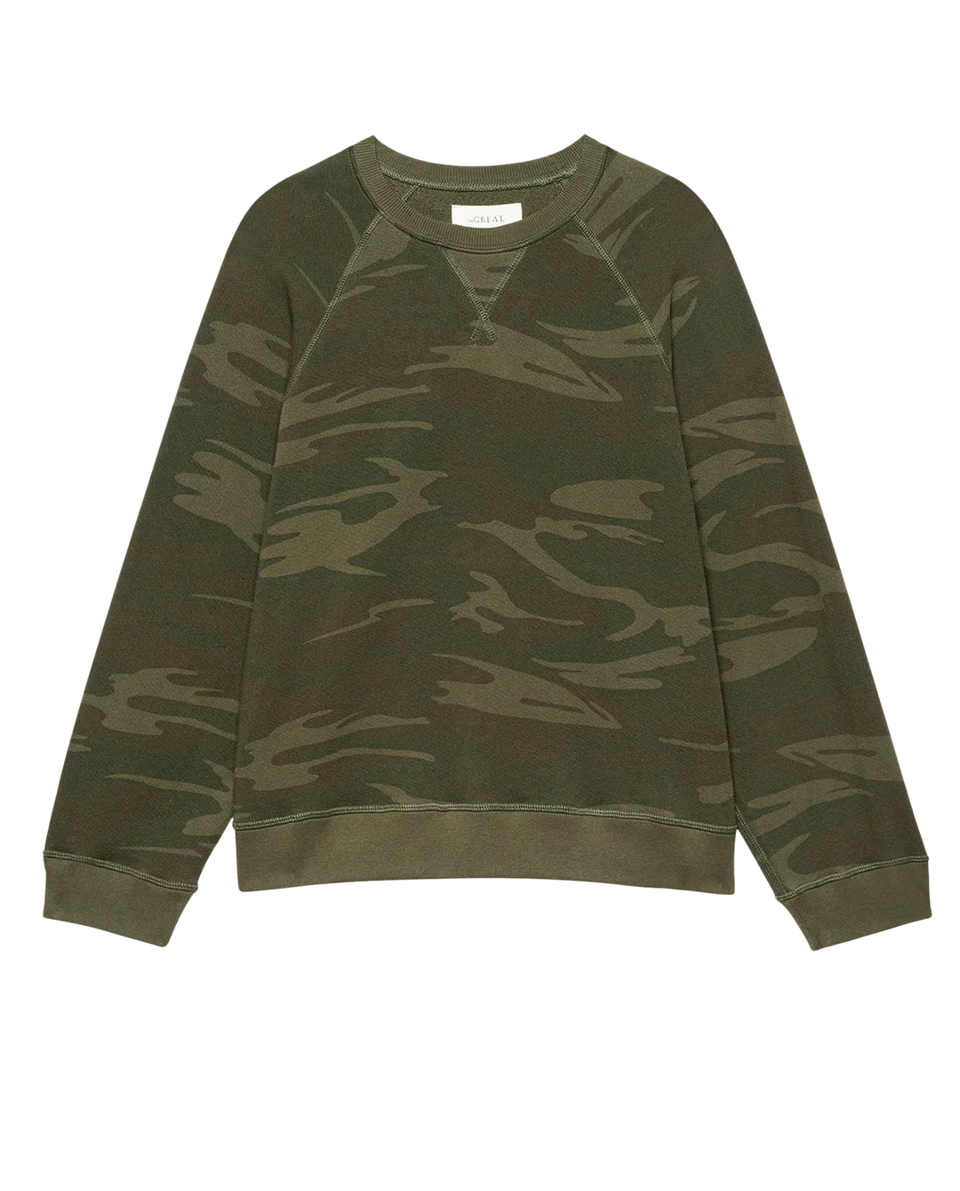 The Slouch Sweatshirt. Forest Camo