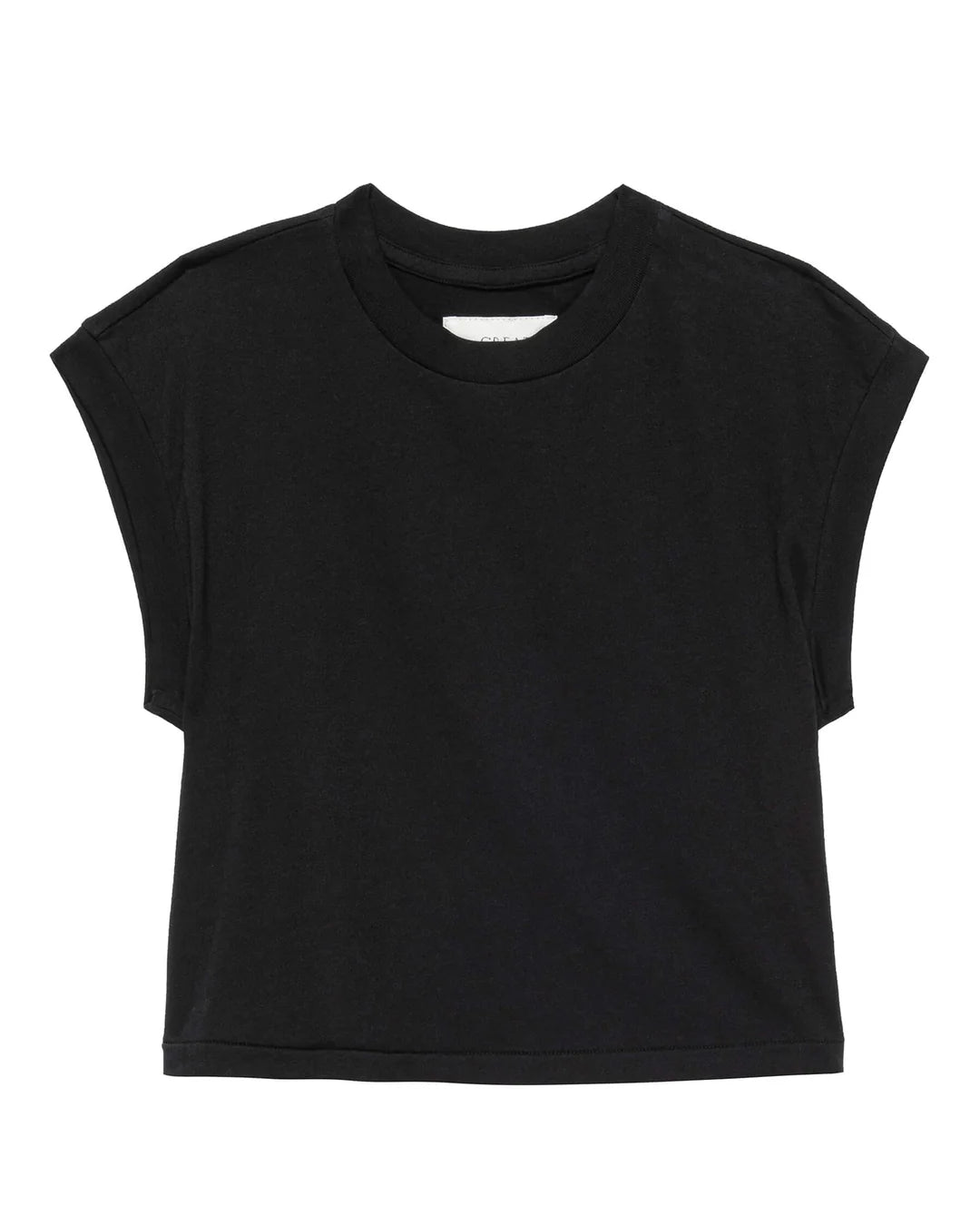 The Square Tee. Almost Black