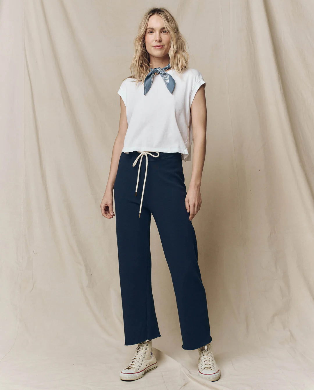 The Square Tee. True White