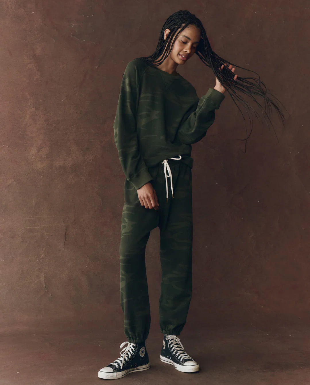 The Stadium Sweatpant. Forest Camo