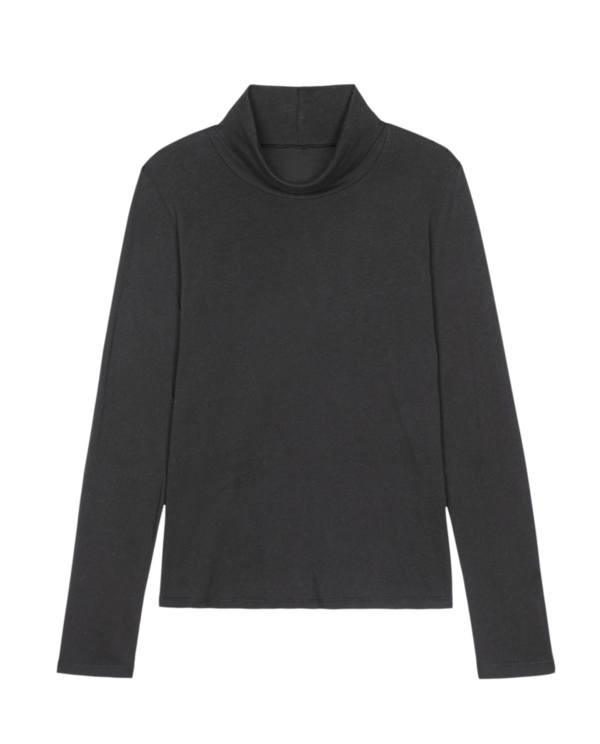 The Turtleneck. Almost Black