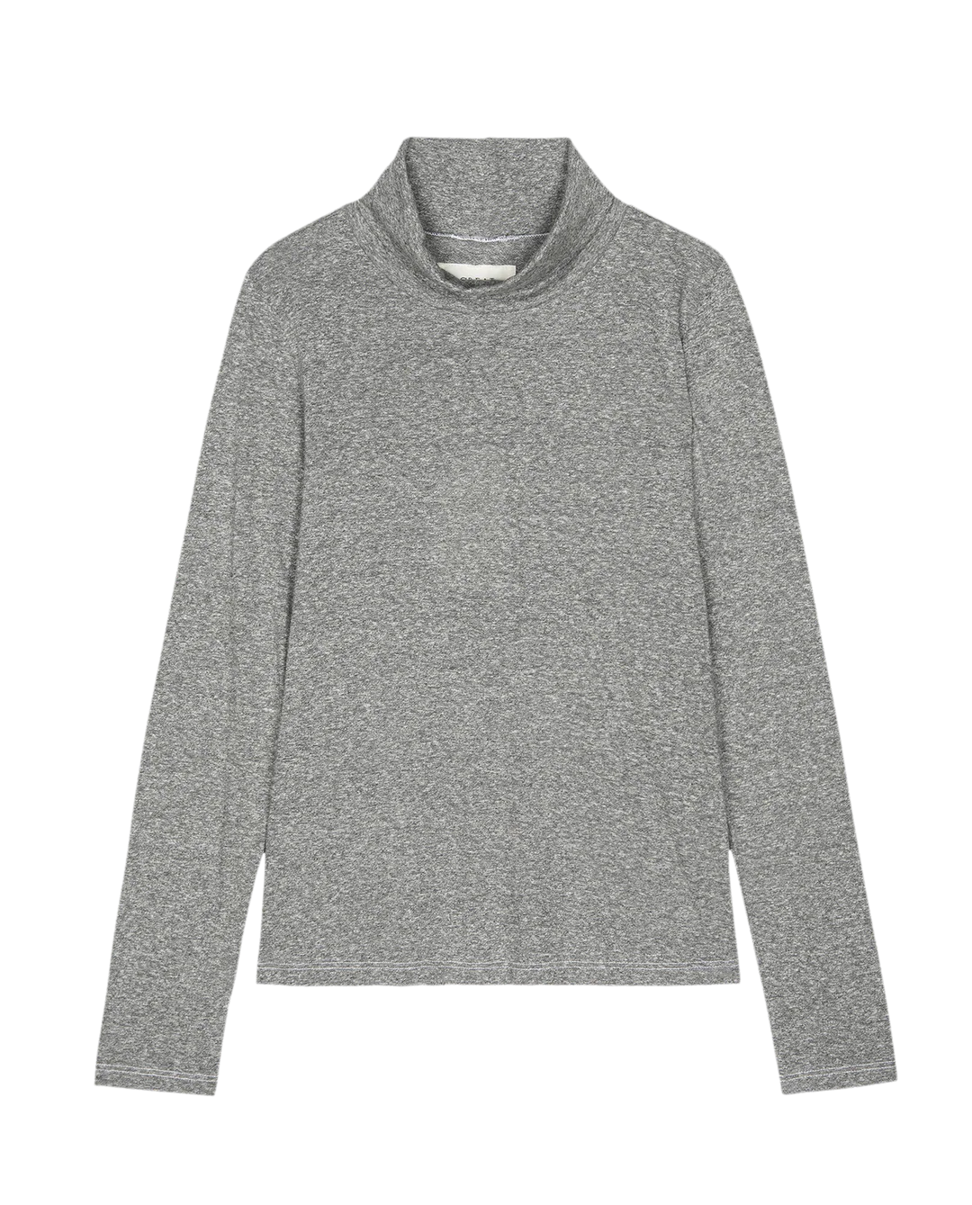 The Turtleneck. Heather Grey