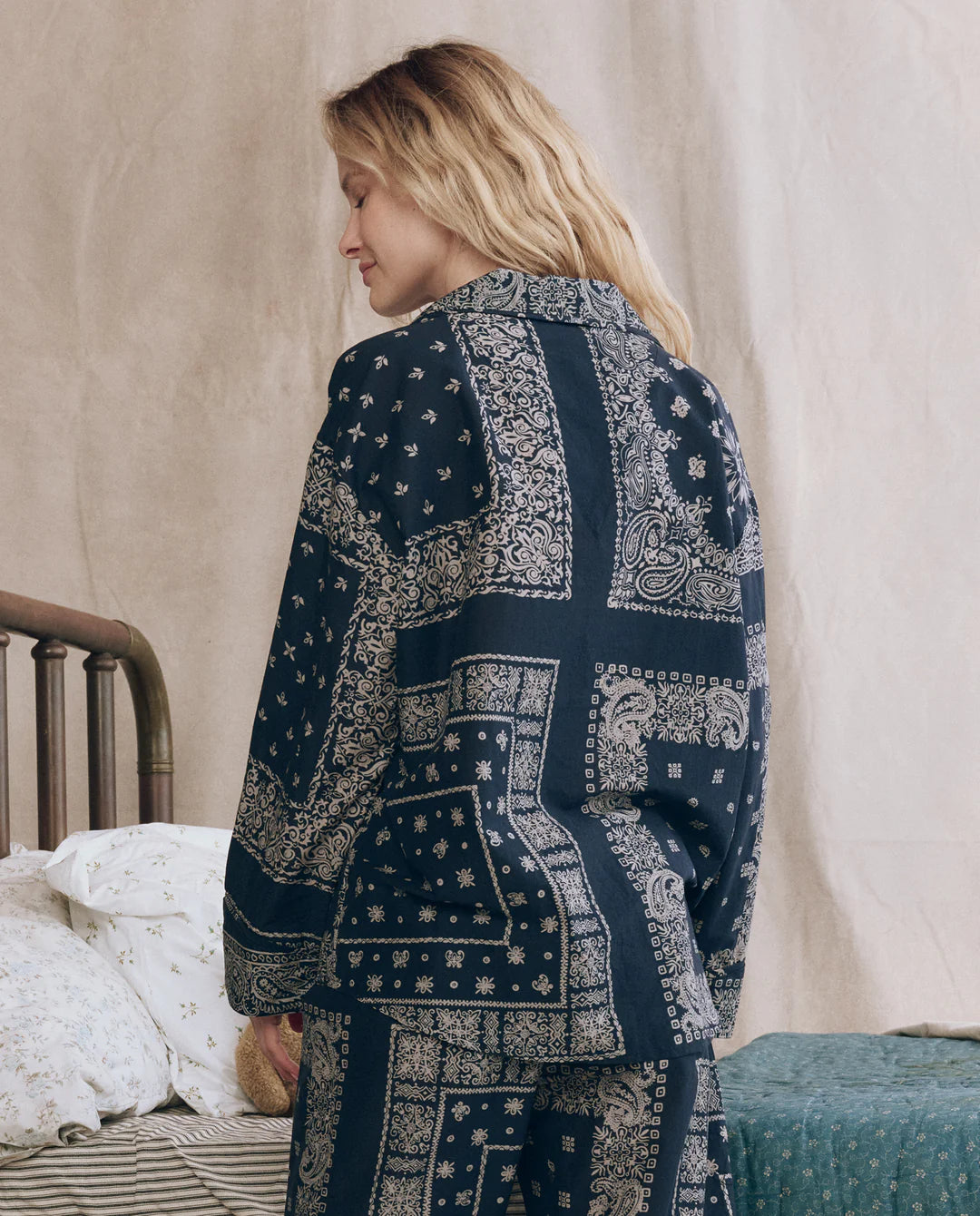 The Pajama Shirt. Bandana Patchwork