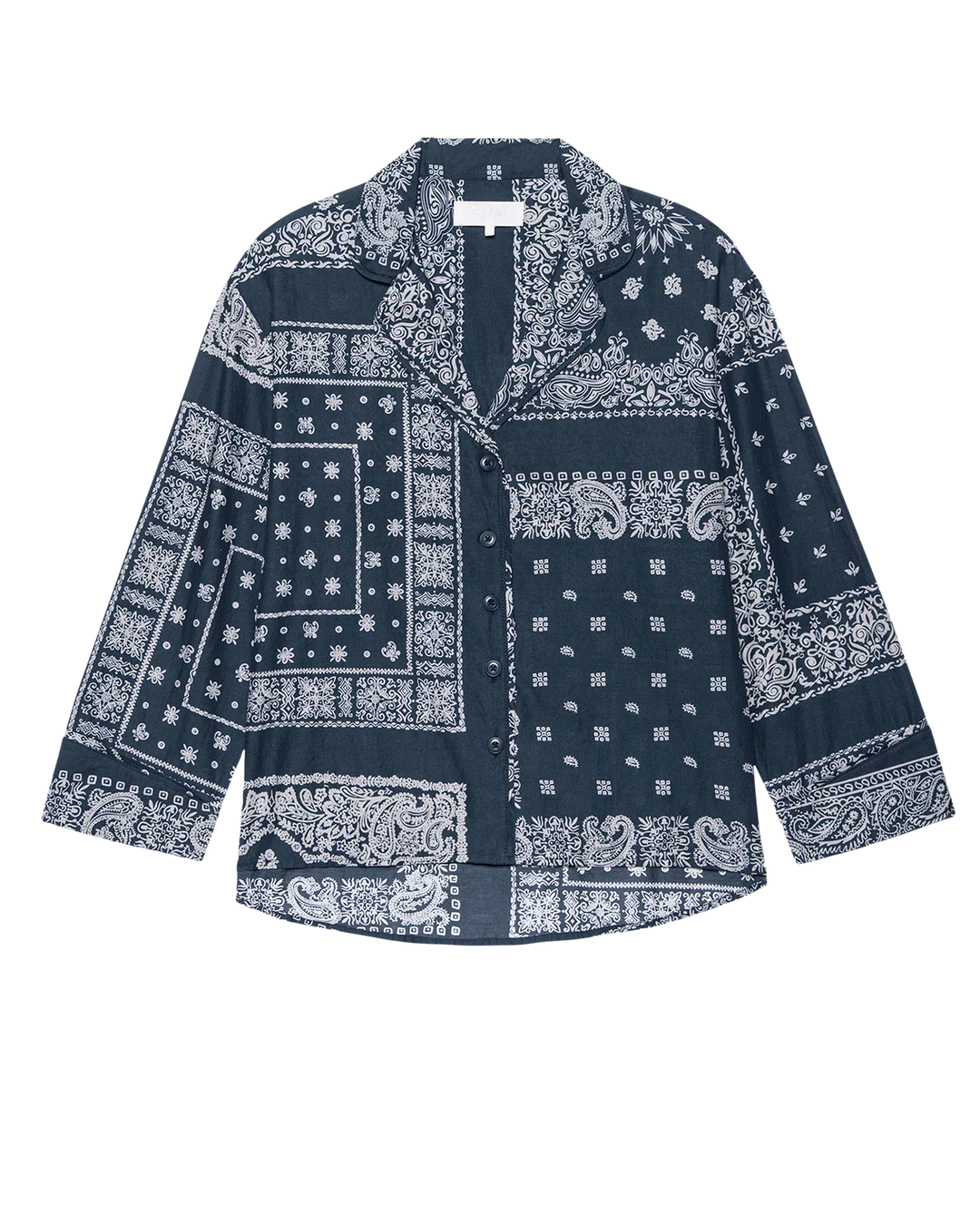 The Pajama Shirt. Bandana Patchwork