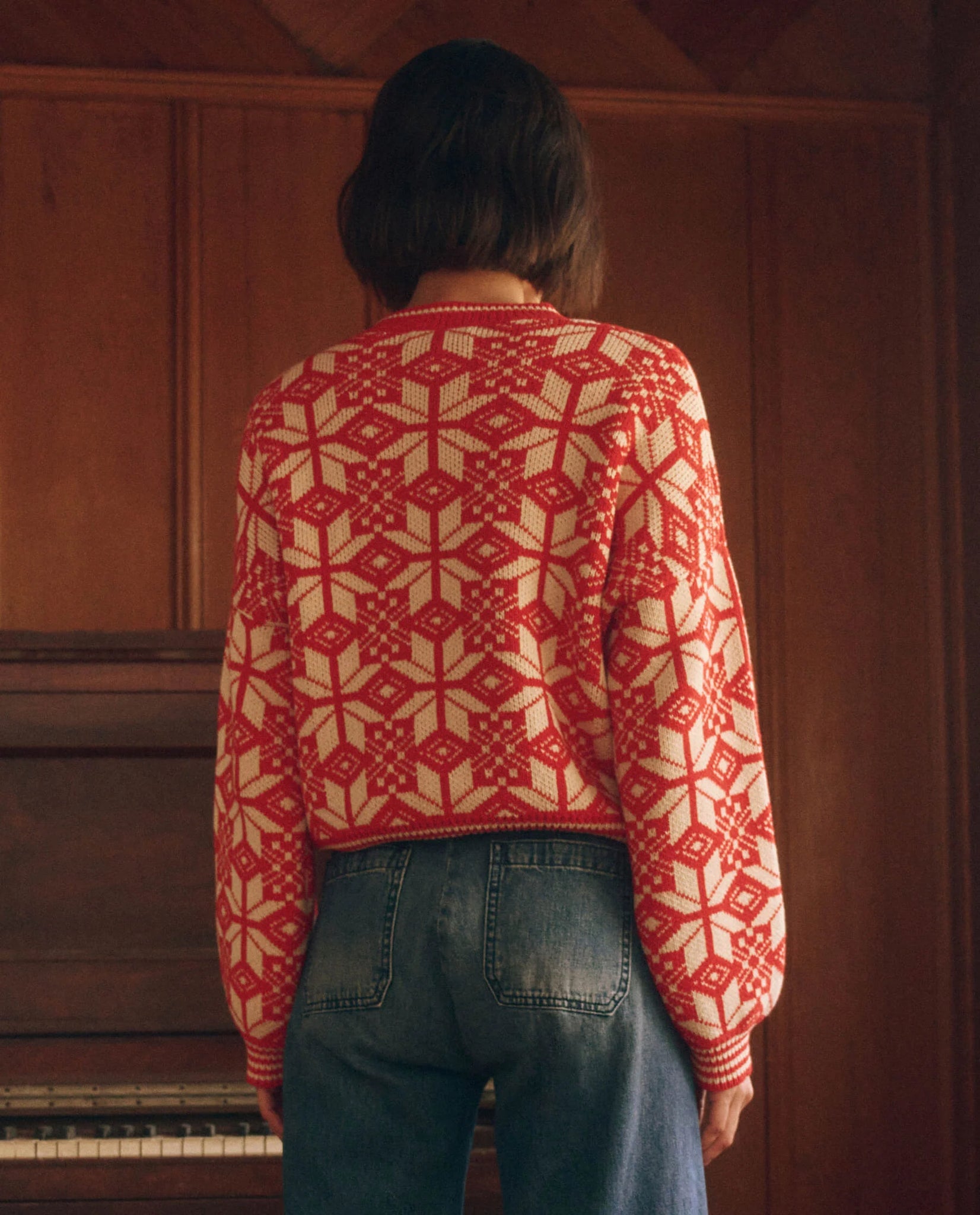 The Snowflake Pullover. Alpine Spice