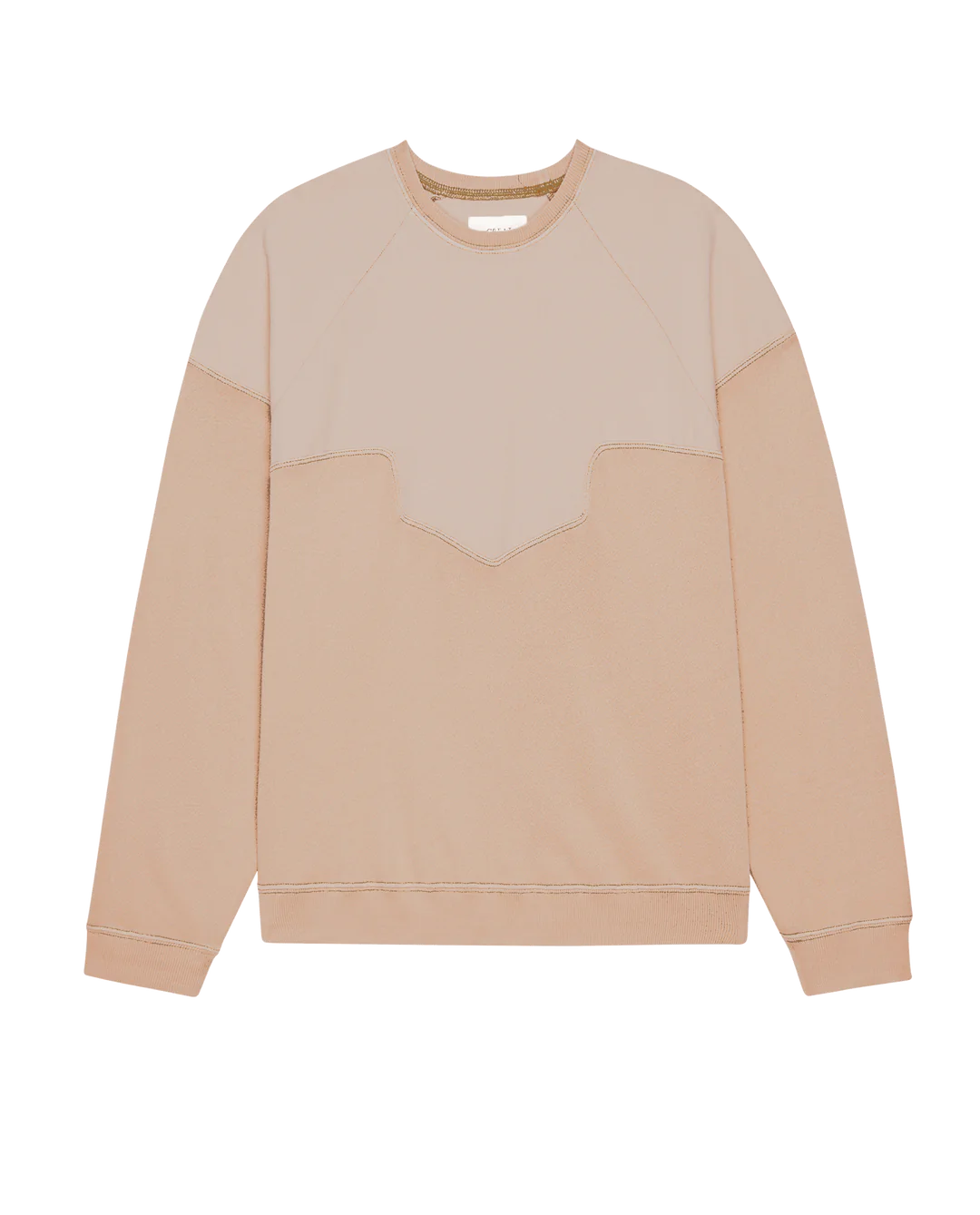 The Western Slouch Sweatshirt. Dusty Pink
