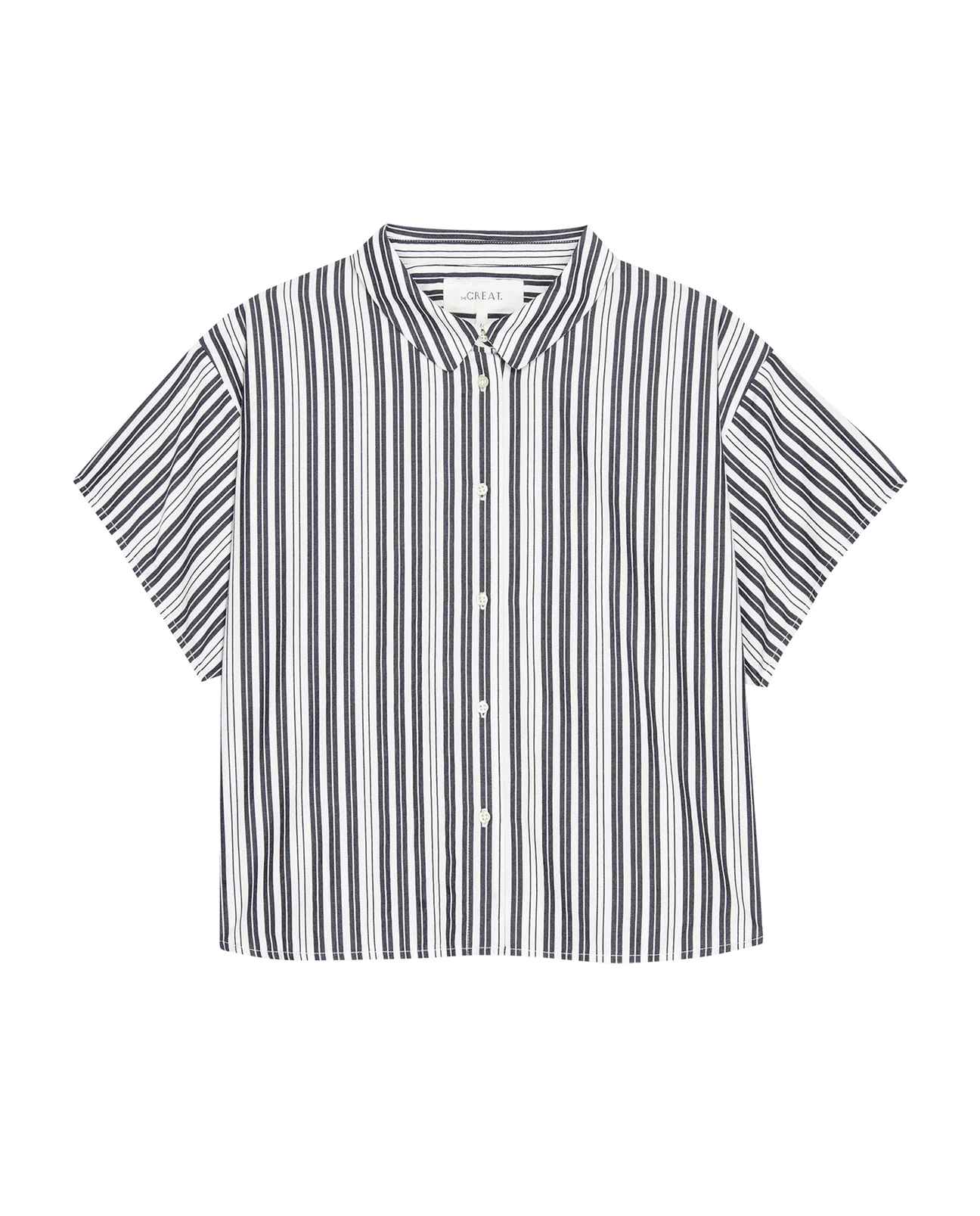 The Valor Top. Parchment Stripe