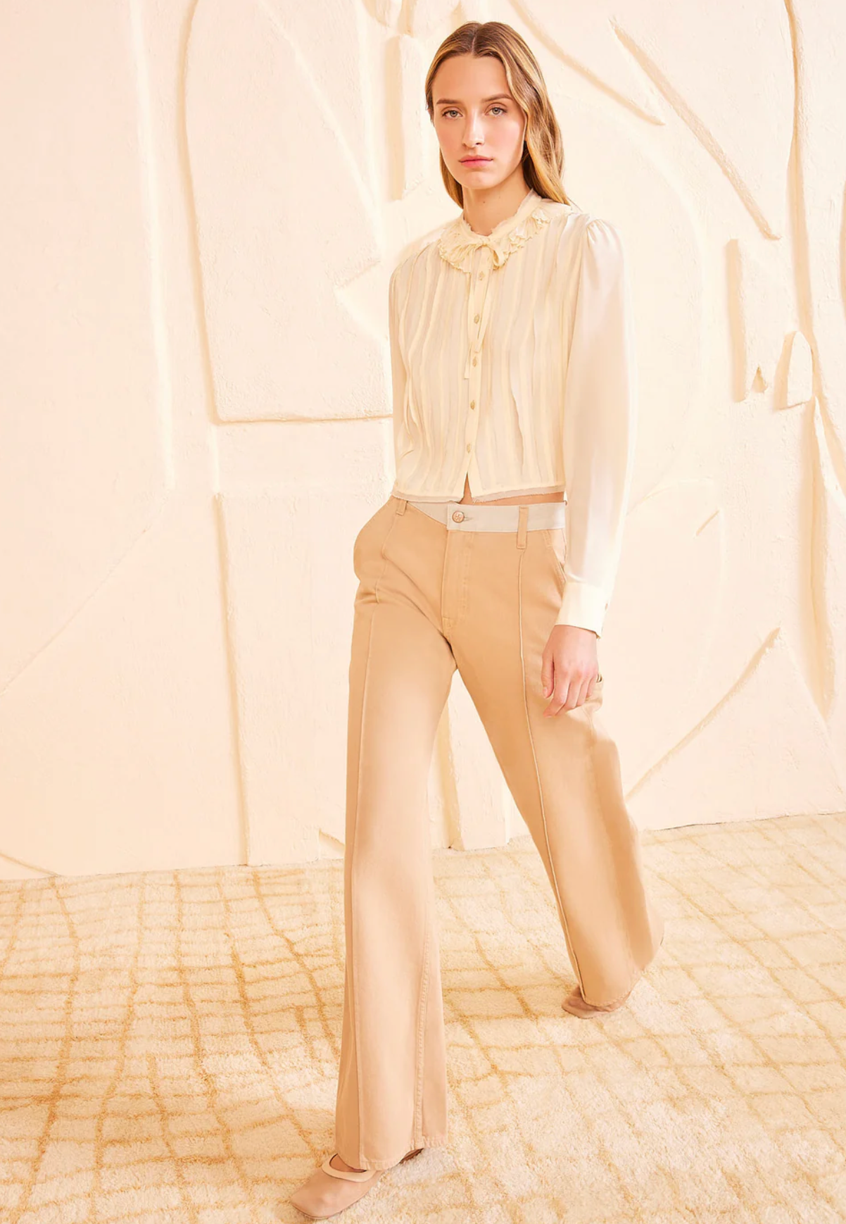 Karla Blouse in Cowrie