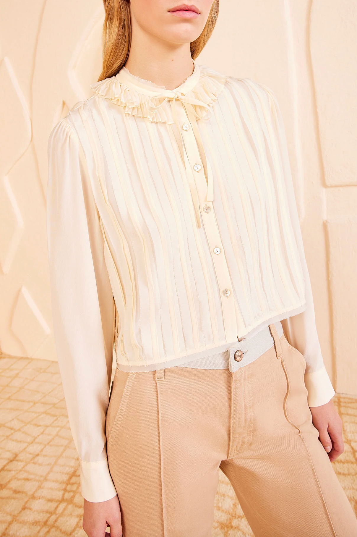 Karla Blouse in Cowrie