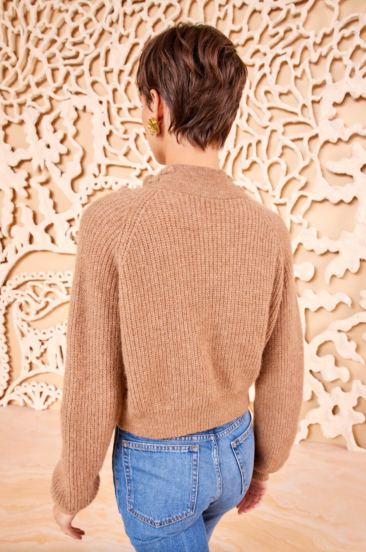 Reina Pullover in Camel