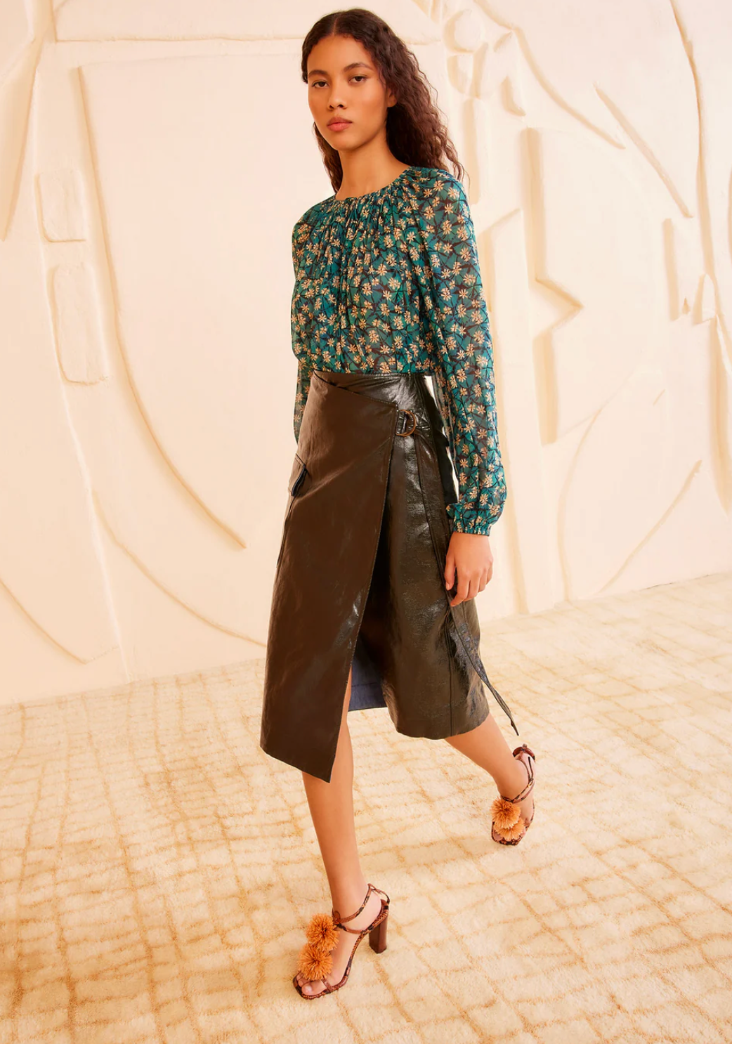 Safa Blouse in Clematis