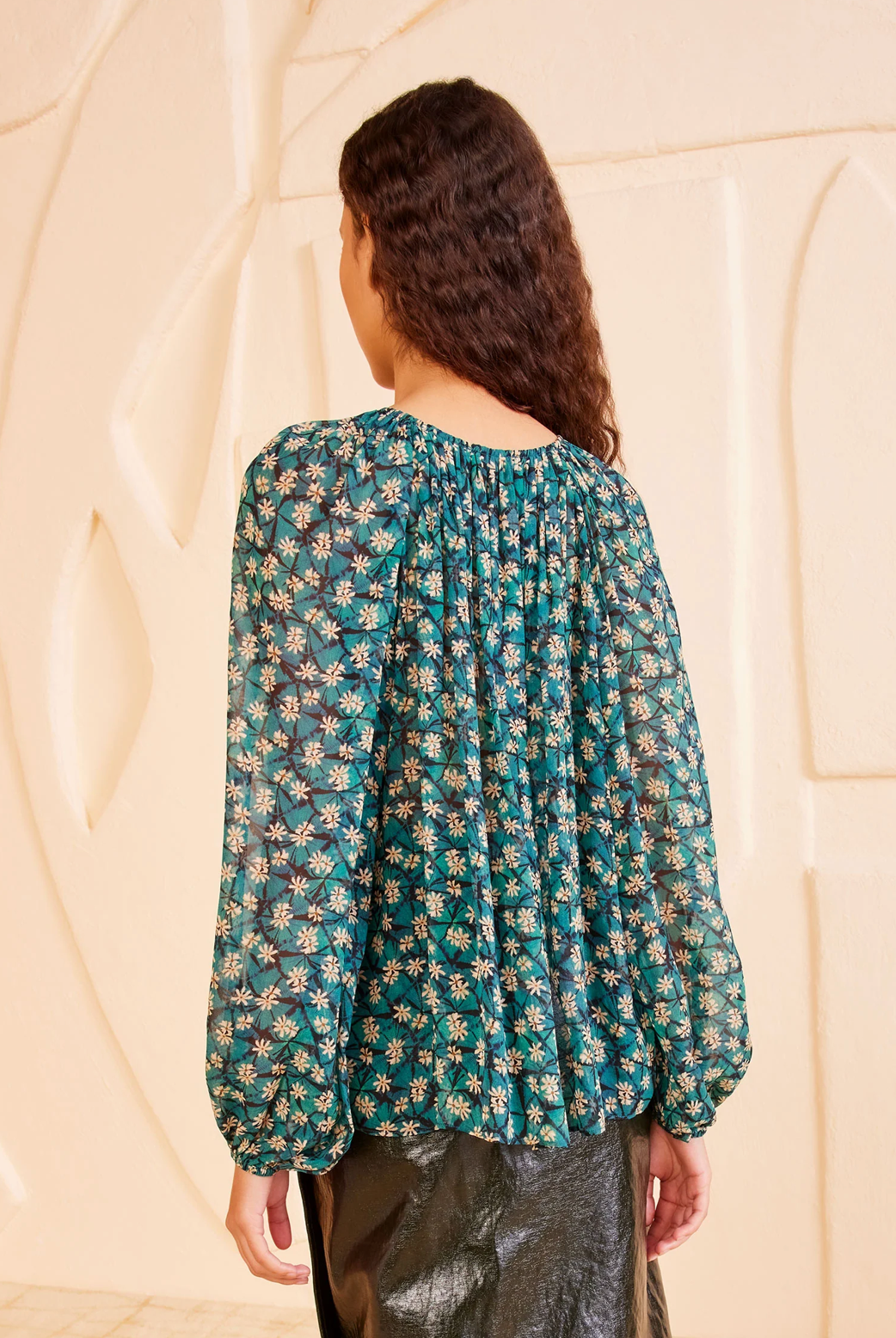 Safa Blouse in Clematis