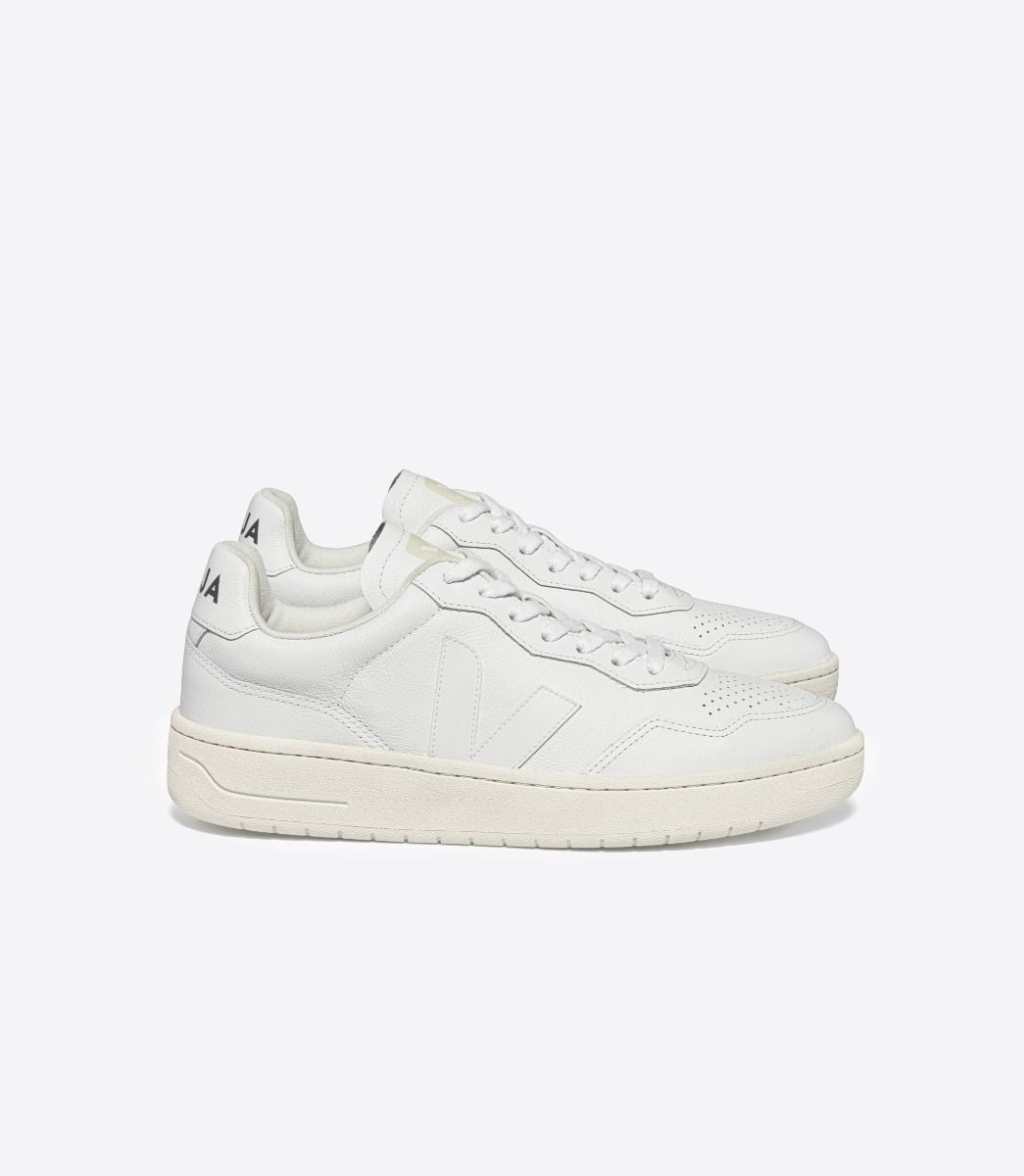 V-90 Leather in White