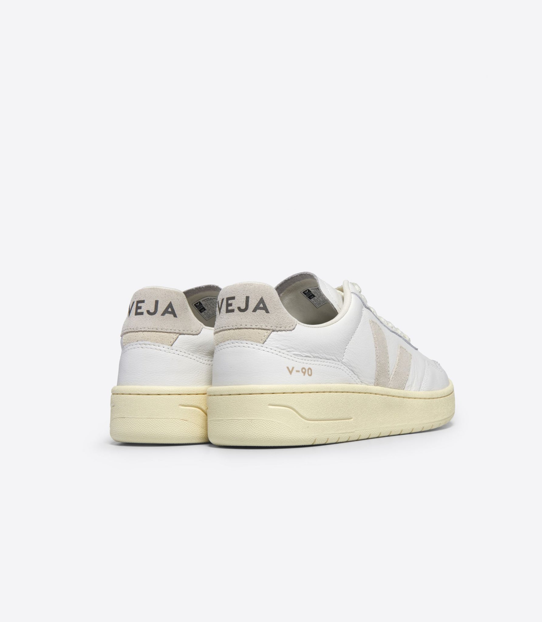V-90 Leather in White Natural