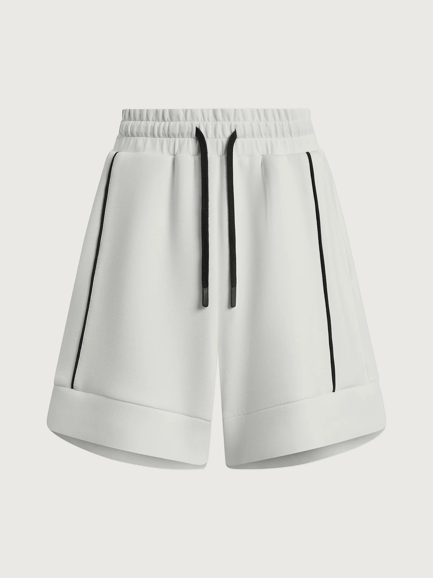 Barnes High-Rise Short 4.5" in White/Navy