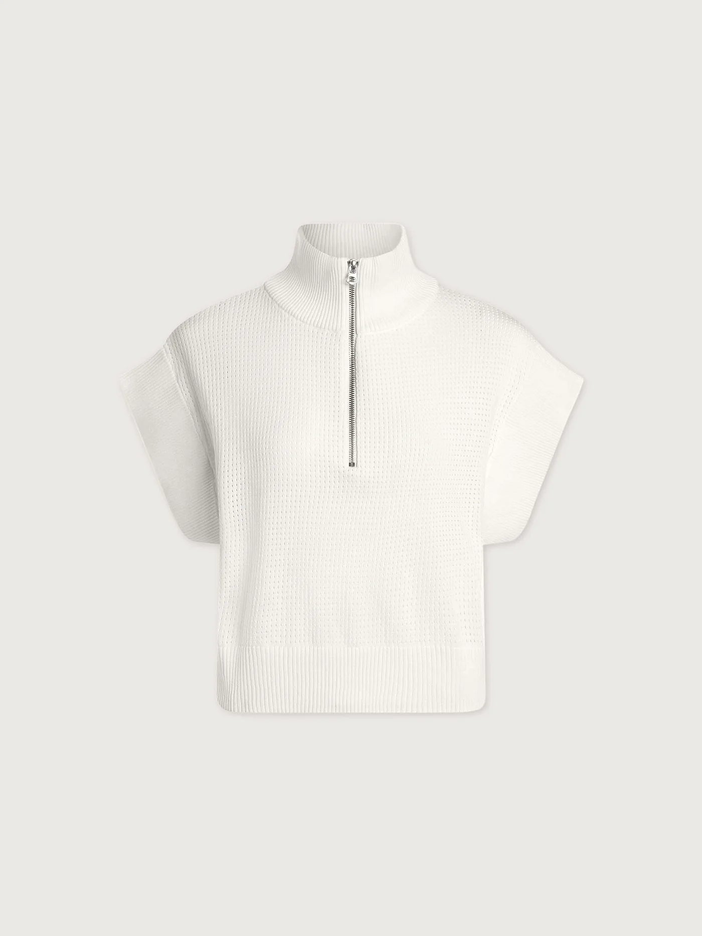 Fulton Cropped Knit in White