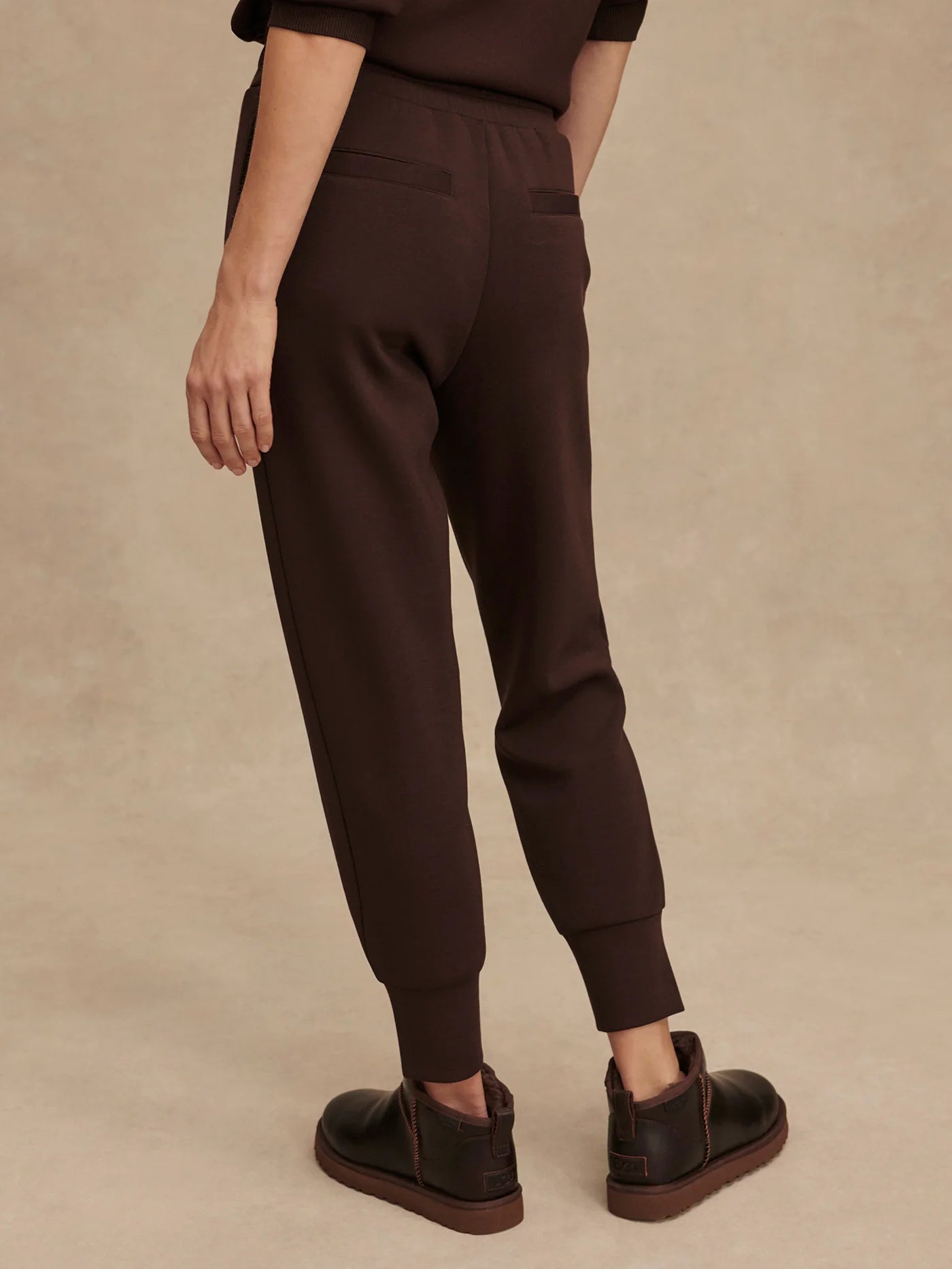The Slim Cuff Pant 27.5" in Coffee Bean