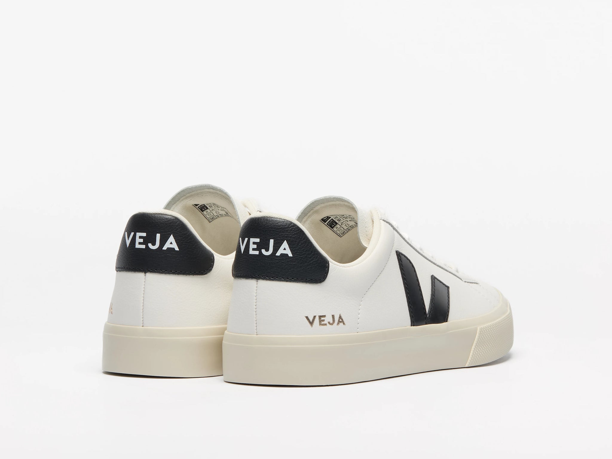 Campo Leather White Black