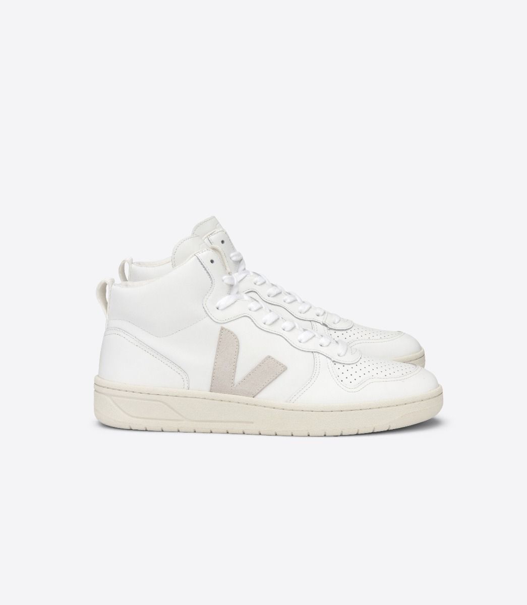 V-15 Leather in Extra White Natural