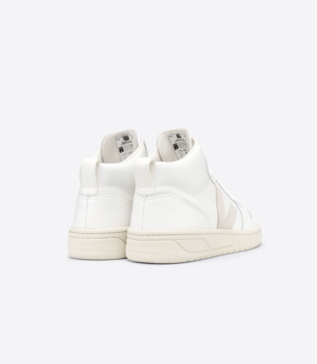 V-15 Leather in Extra White Natural