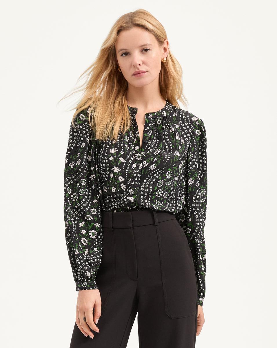 Ashlynn Top in Black Multi