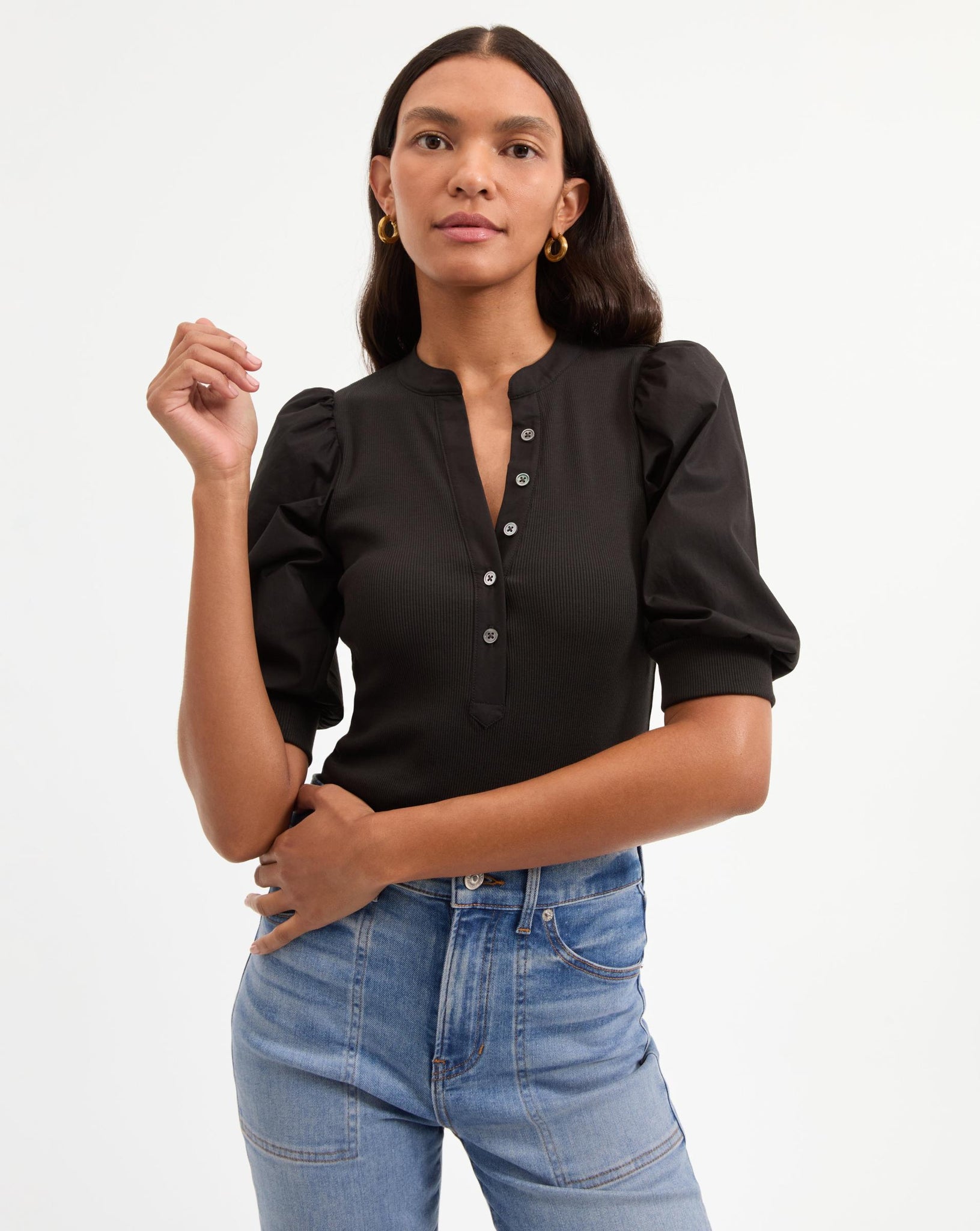 Coralee Top in Black