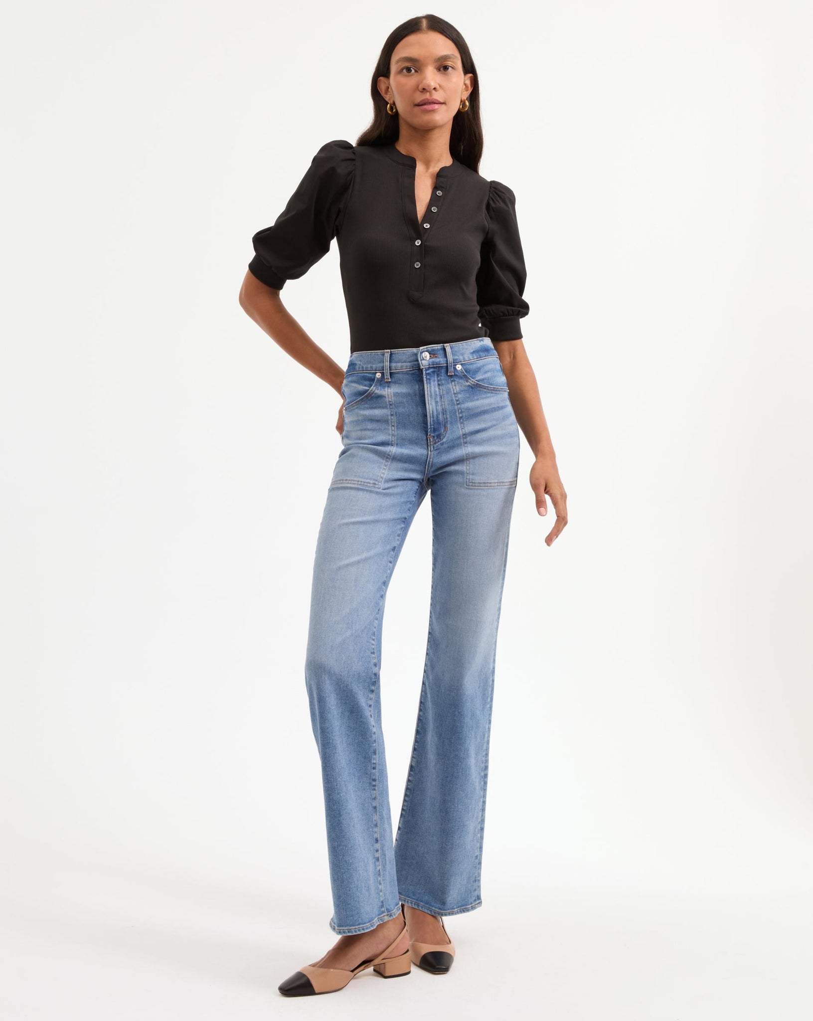 Coralee Top in Black