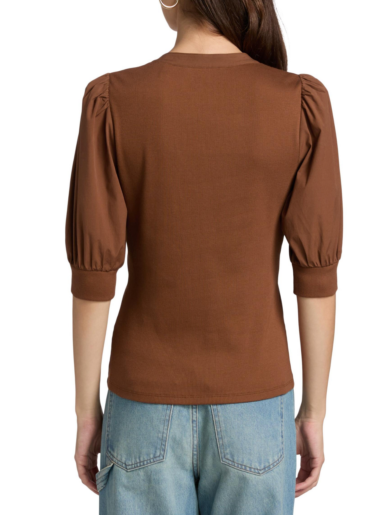 Coralee Top in Mahogany
