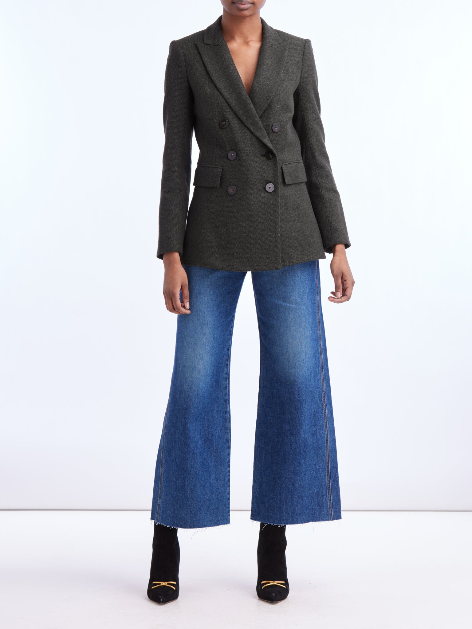 Ellette Dickey Jacket in Loden/Black