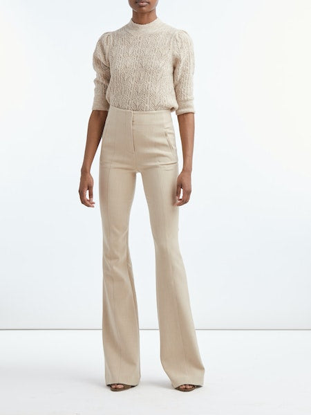 Grinney Pullover in Heathered Sand