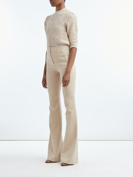 Grinney Pullover in Heathered Sand