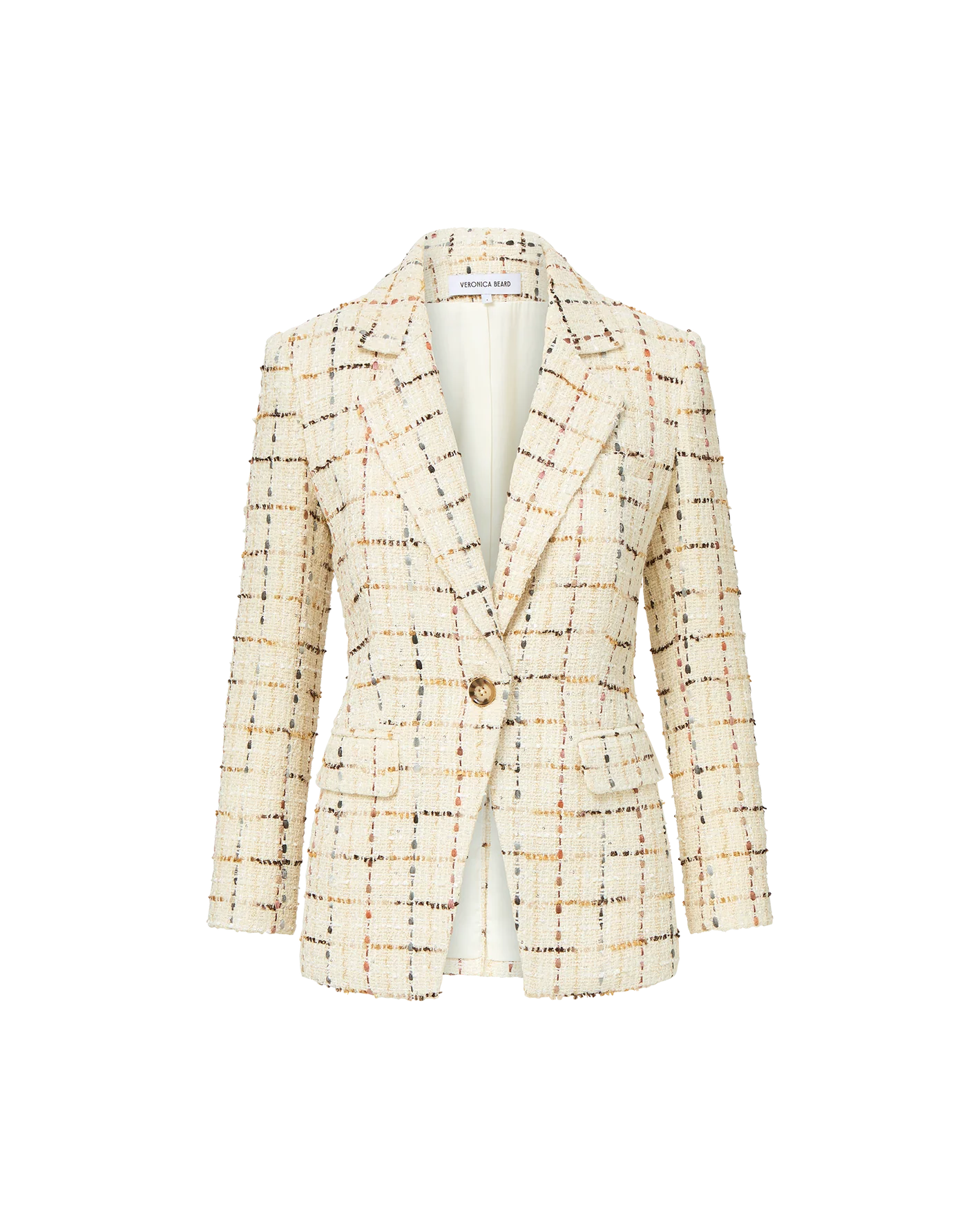 Healy Tweed Dickey Jacket in Ecru Multi