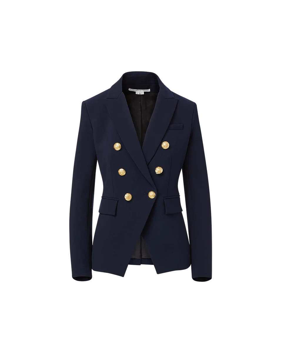 Miller Dickey Jacket in Navy Gold Buttons