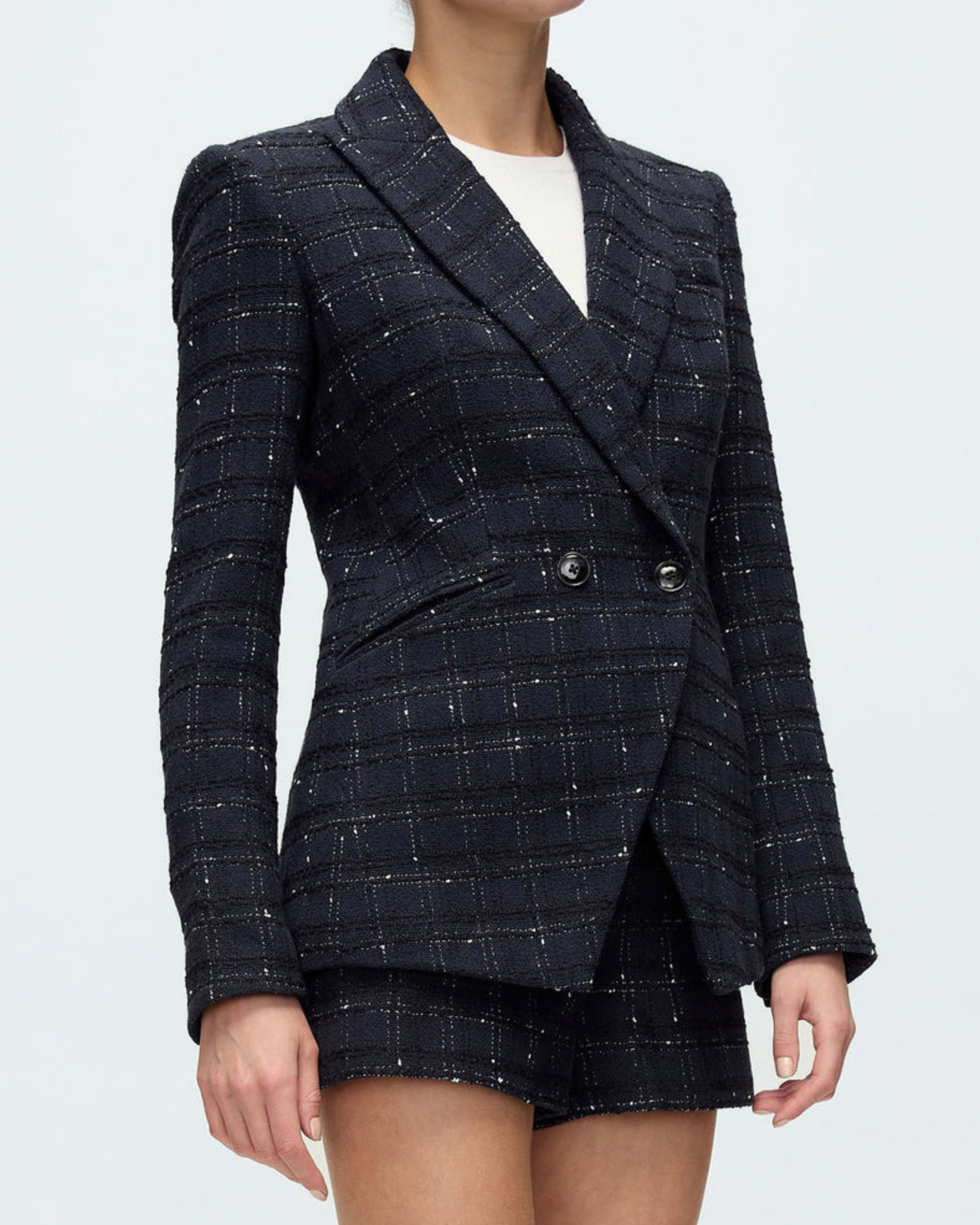Rickie Dickey Jacket in Navy/Off White