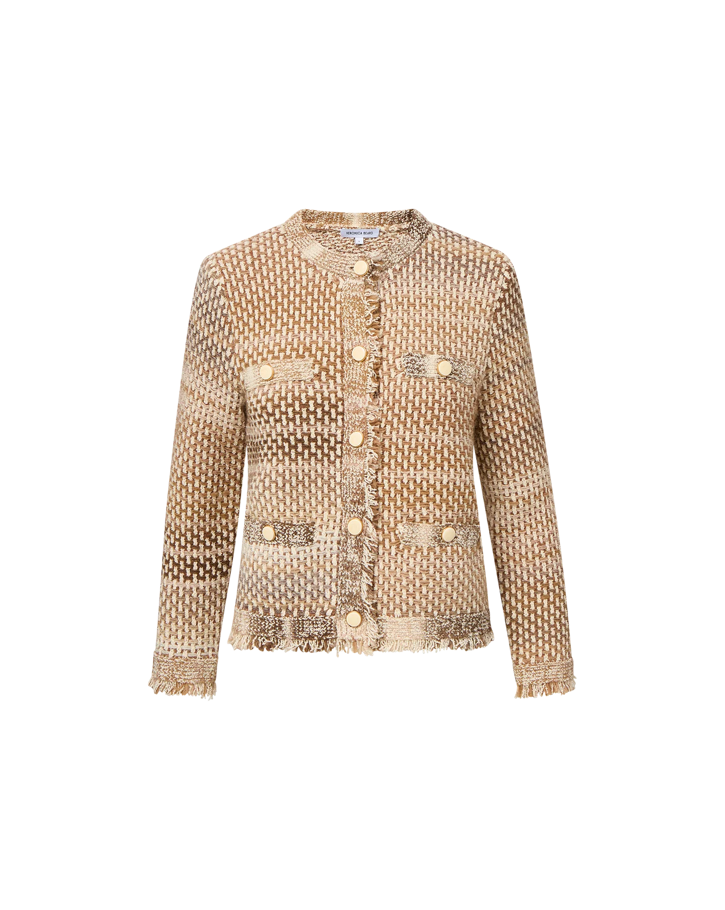 Sariyah Knit Jacket in Desert Khaki Multi
