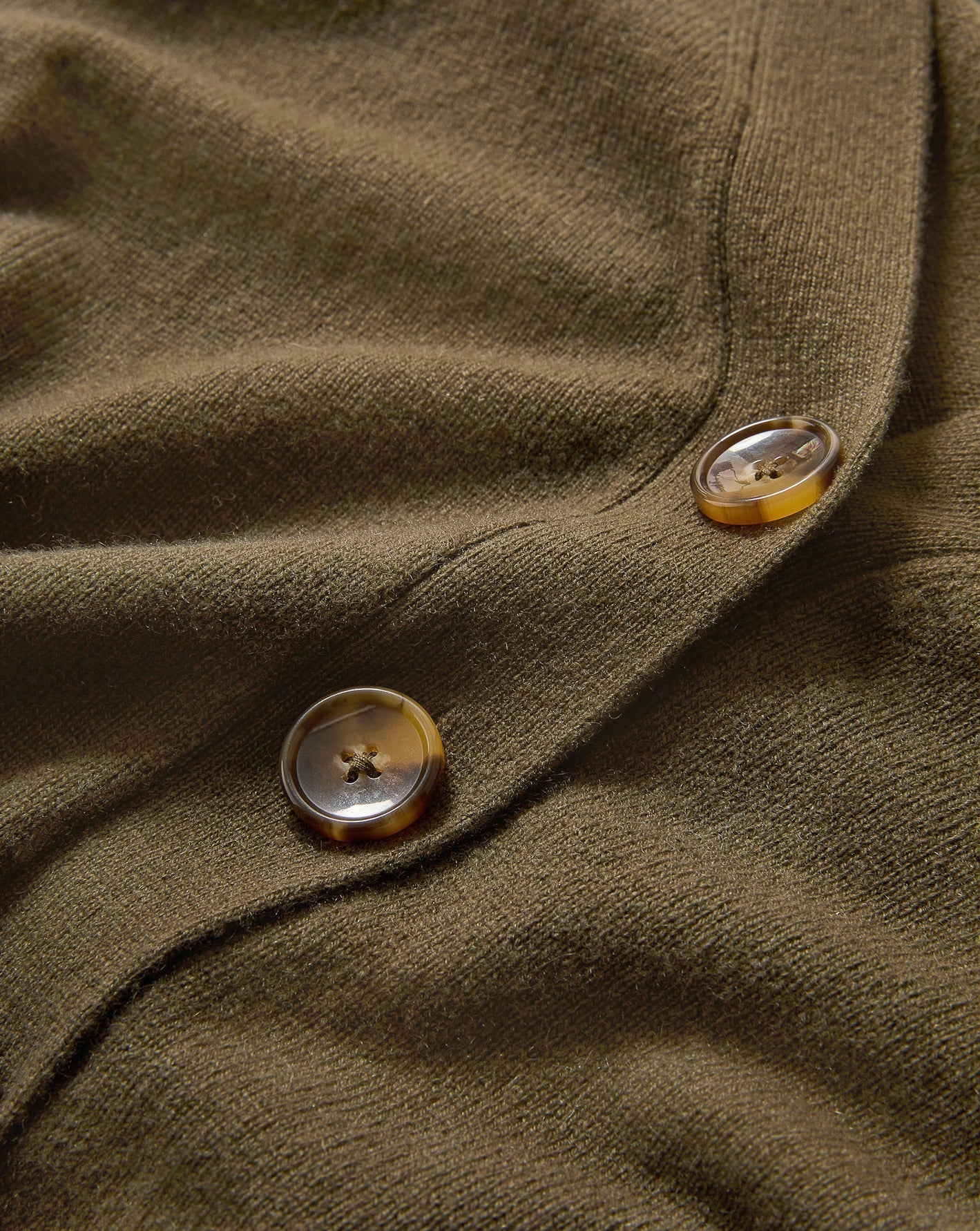 Solene Cashmere Cardigan in Cypress