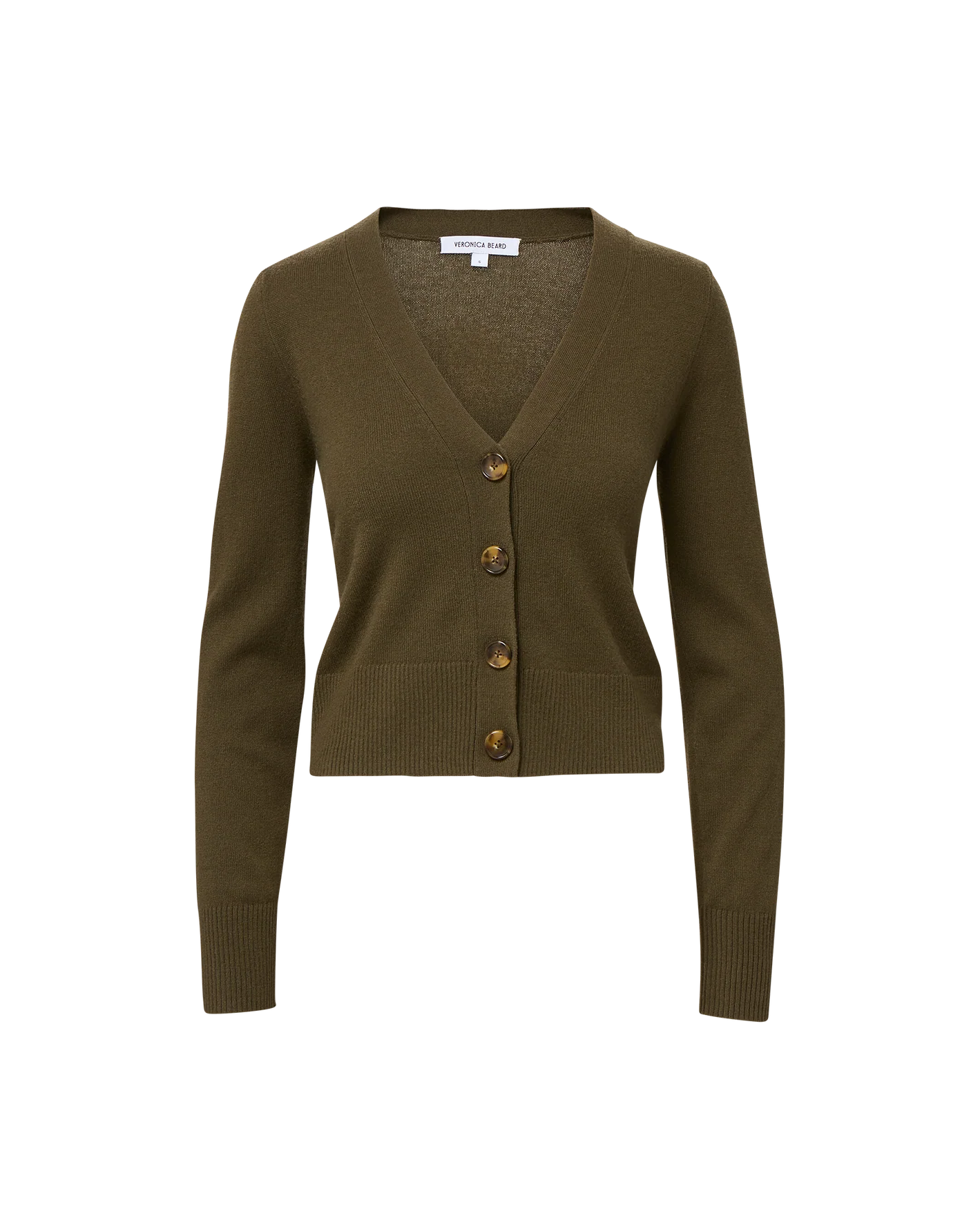 Solene Cashmere Cardigan in Cypress