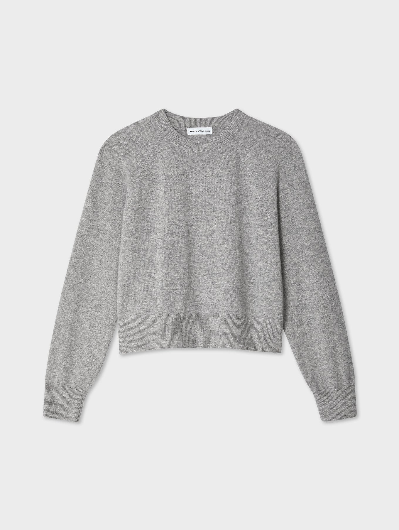 Cashmere Easy Sweatshirt in Grey Heather