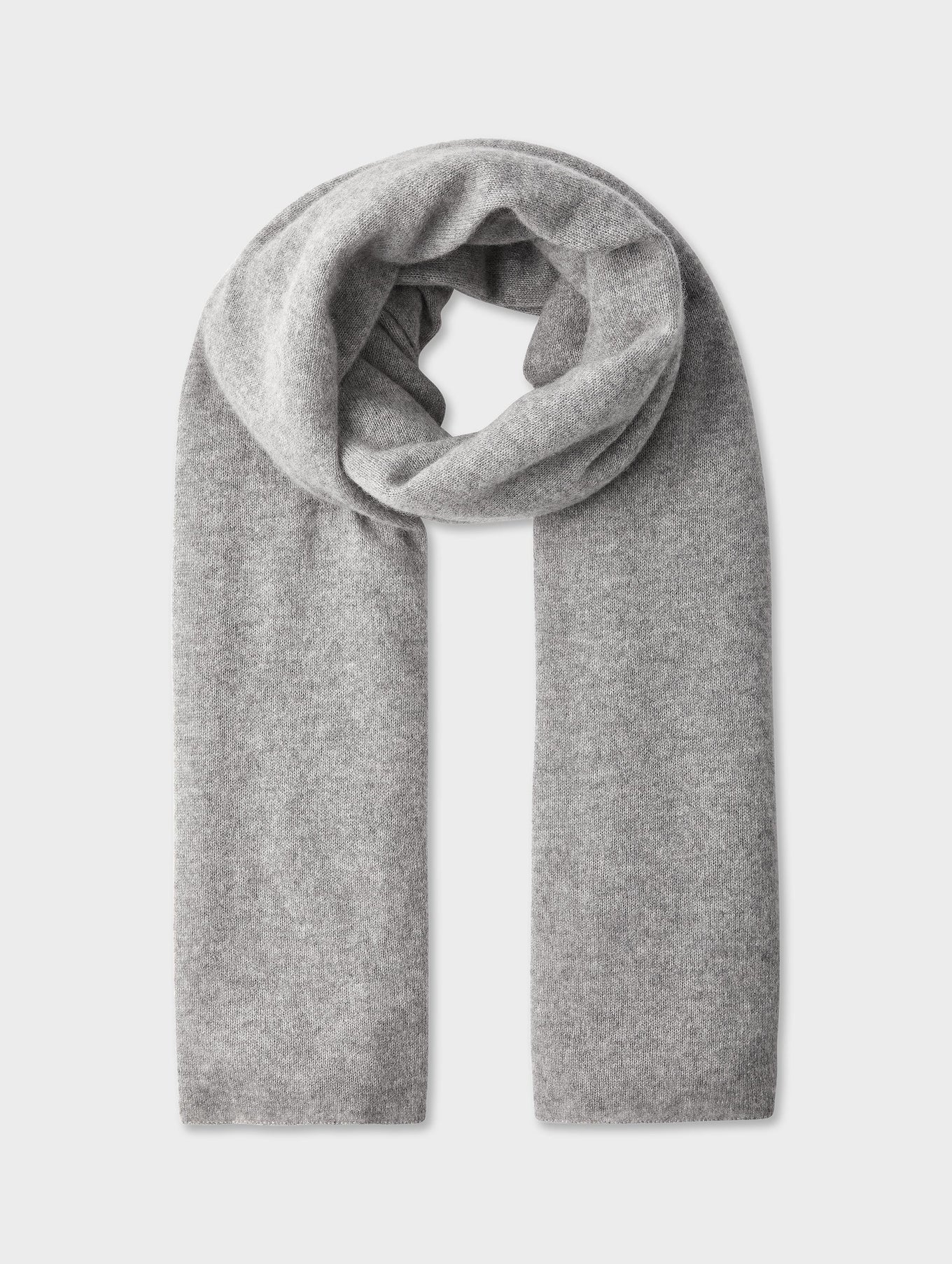 Cashmere Travel Wrap in Grey Heather