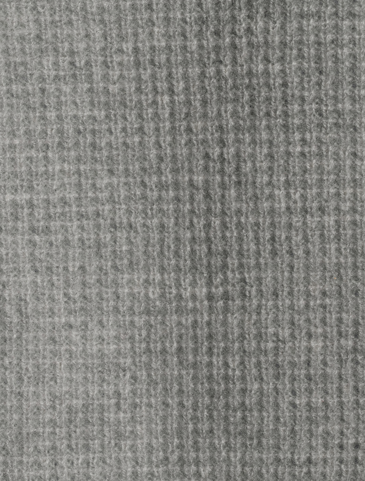 Cashmere Waffle Sweatshirt in Grey Heather