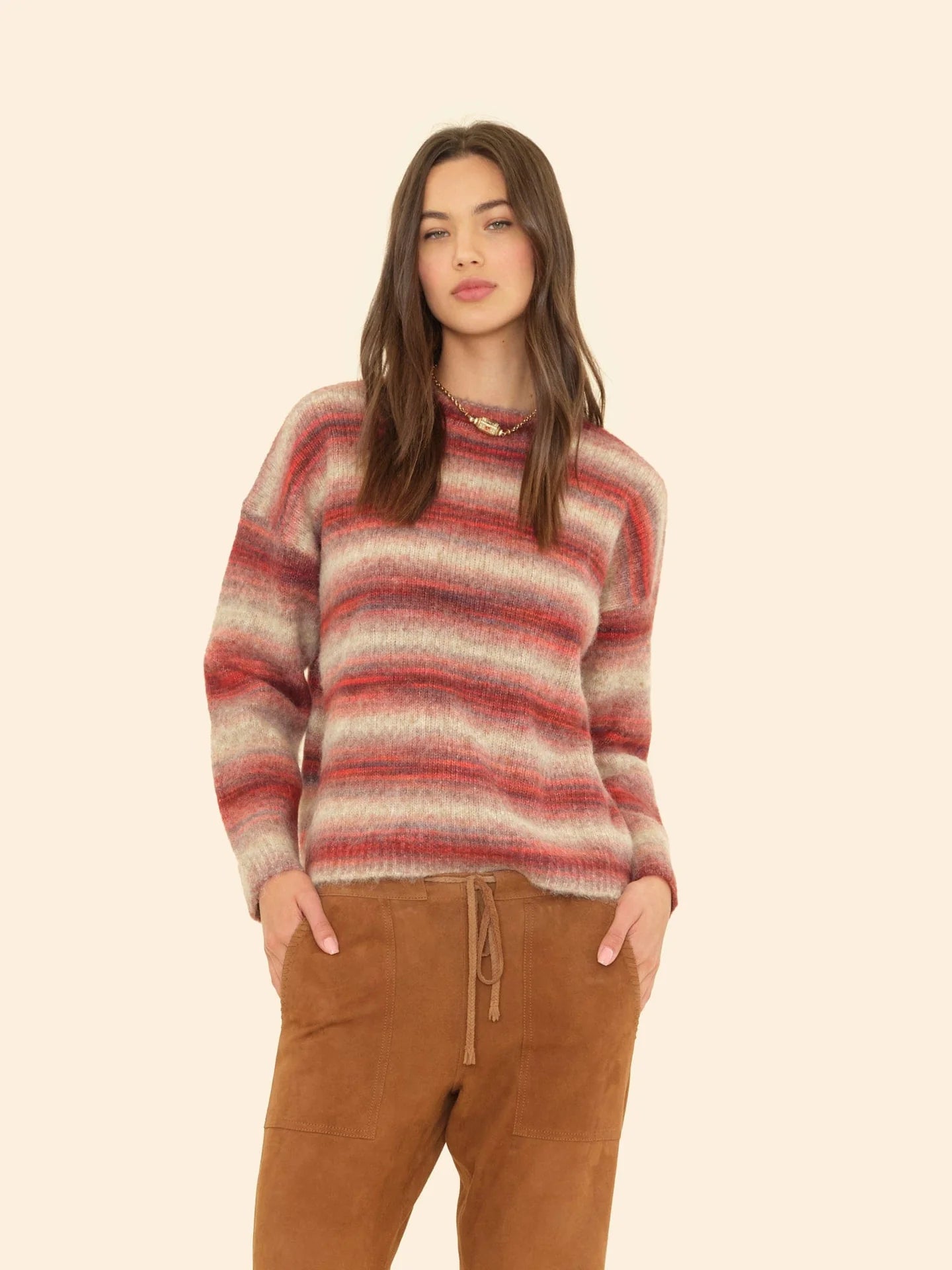 Anders Sweater in Sienna Ombre