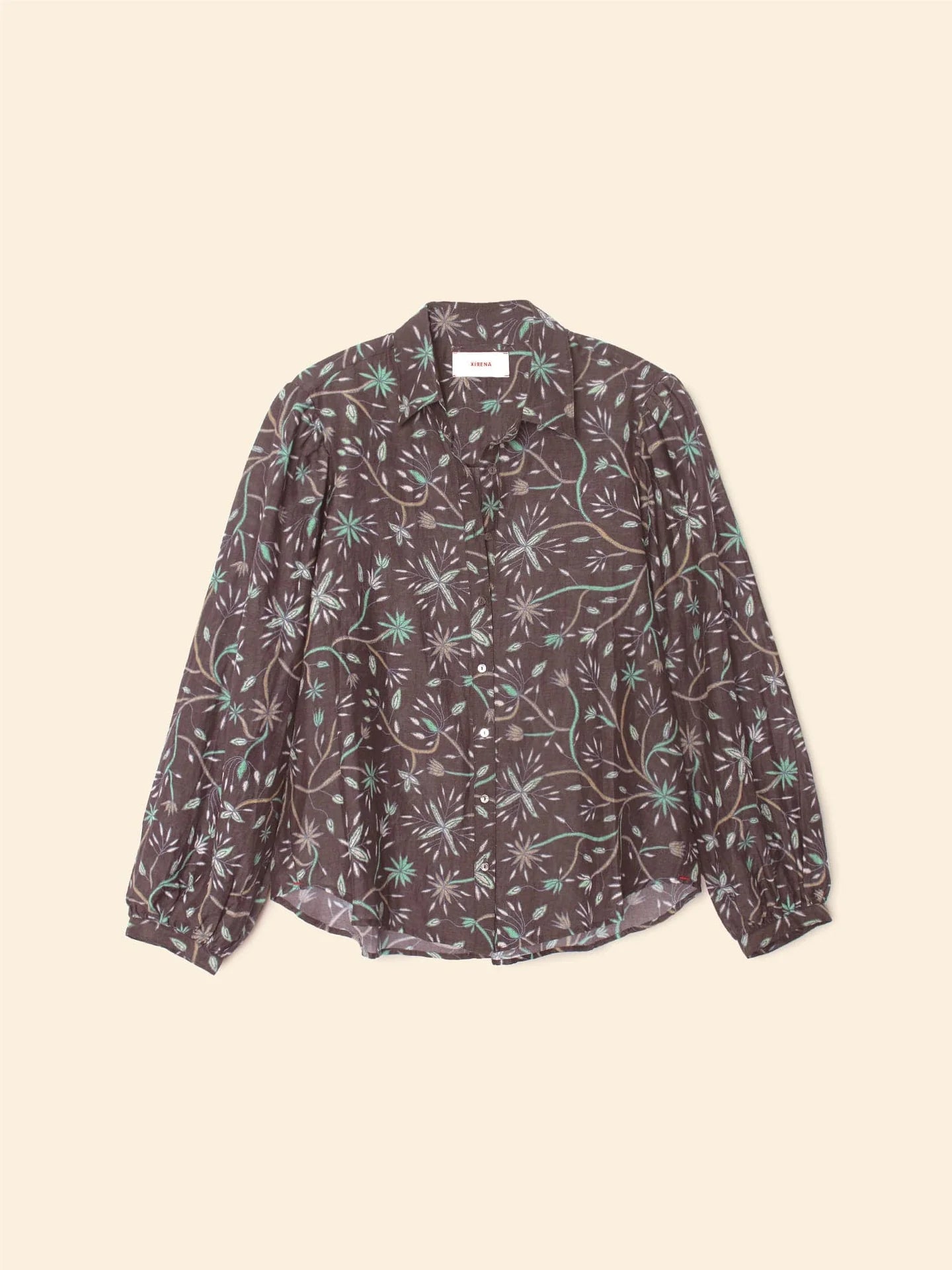 Belle Shirt in Graphite Mint