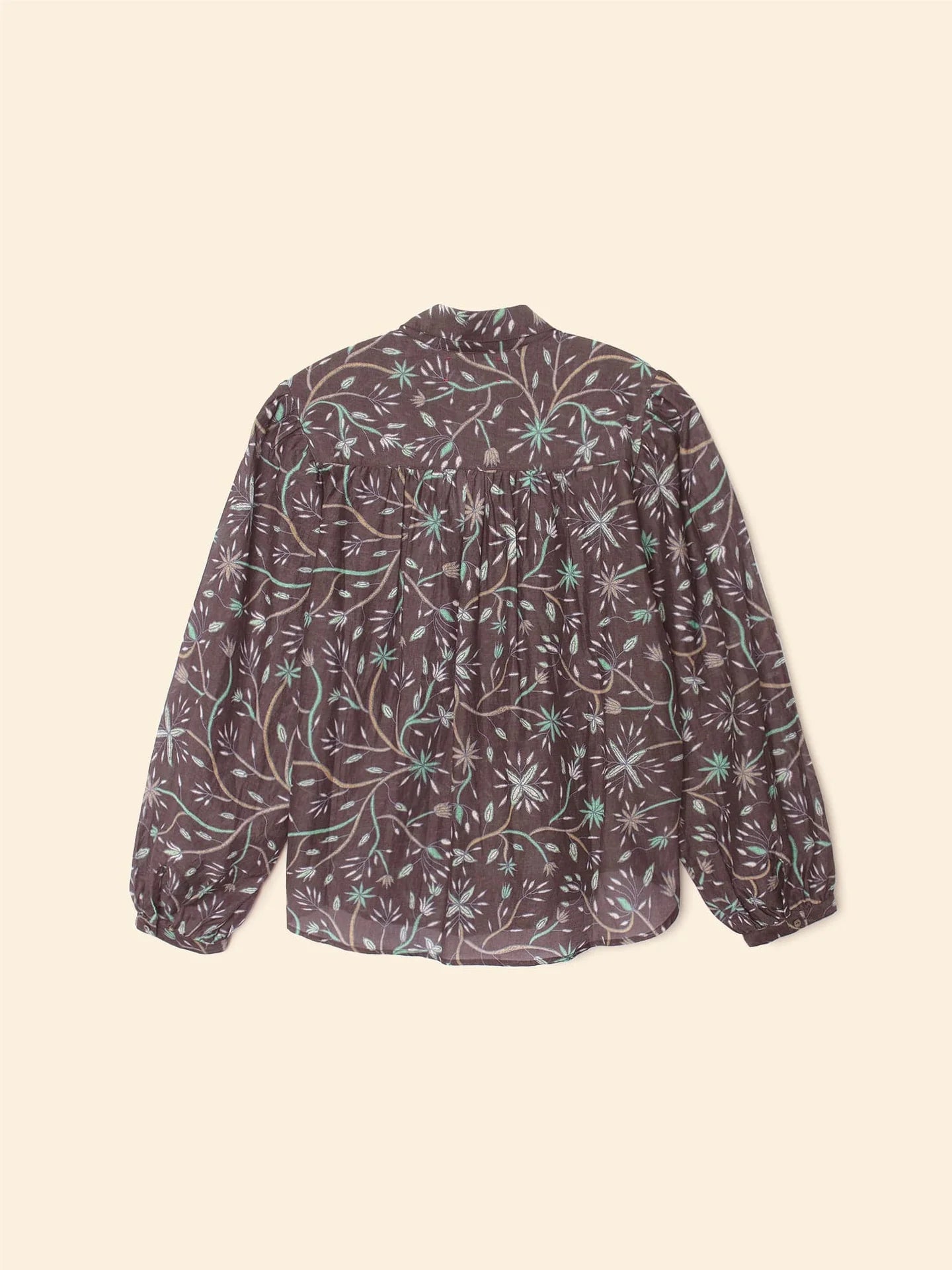 Belle Shirt in Graphite Mint
